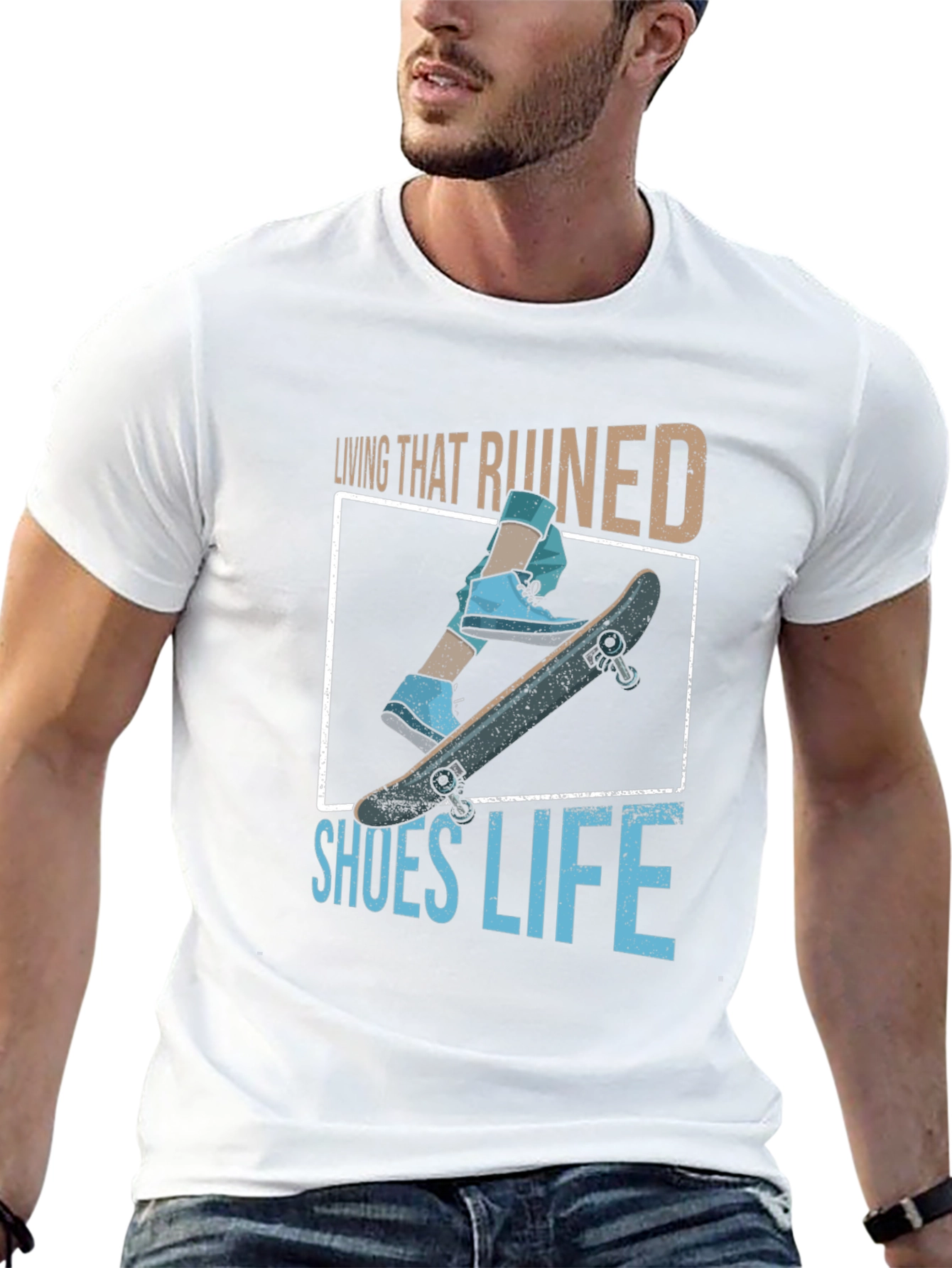 Living That Ruined Shoes Life Graphic Tee
