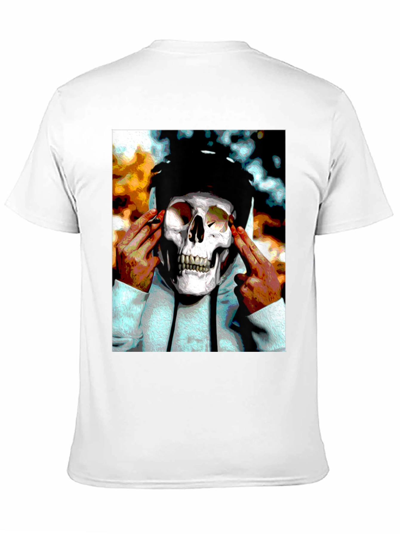 Skull Graphic Black T-Shirt - Urban Style Tee