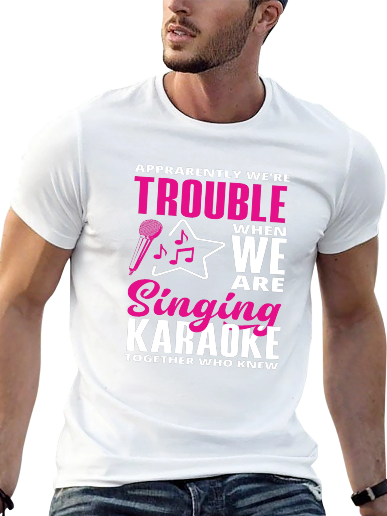 Karaoke Trouble Graphic Tee