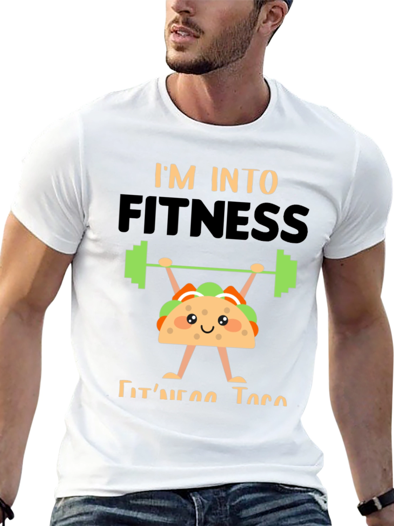 Fitness Taco Graphic Tee - Black