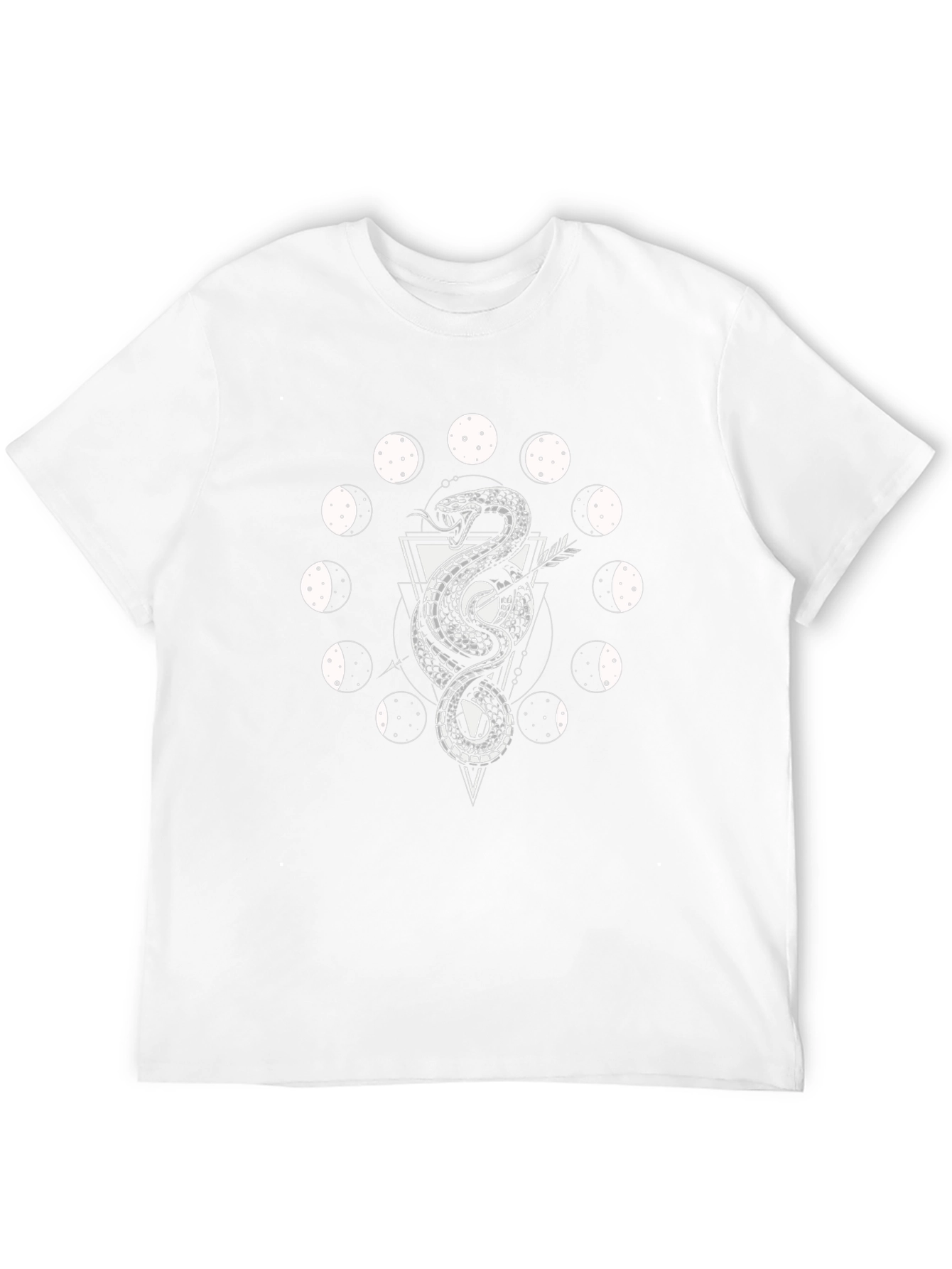 Mystic Snake Moon Phase Graphic Tee