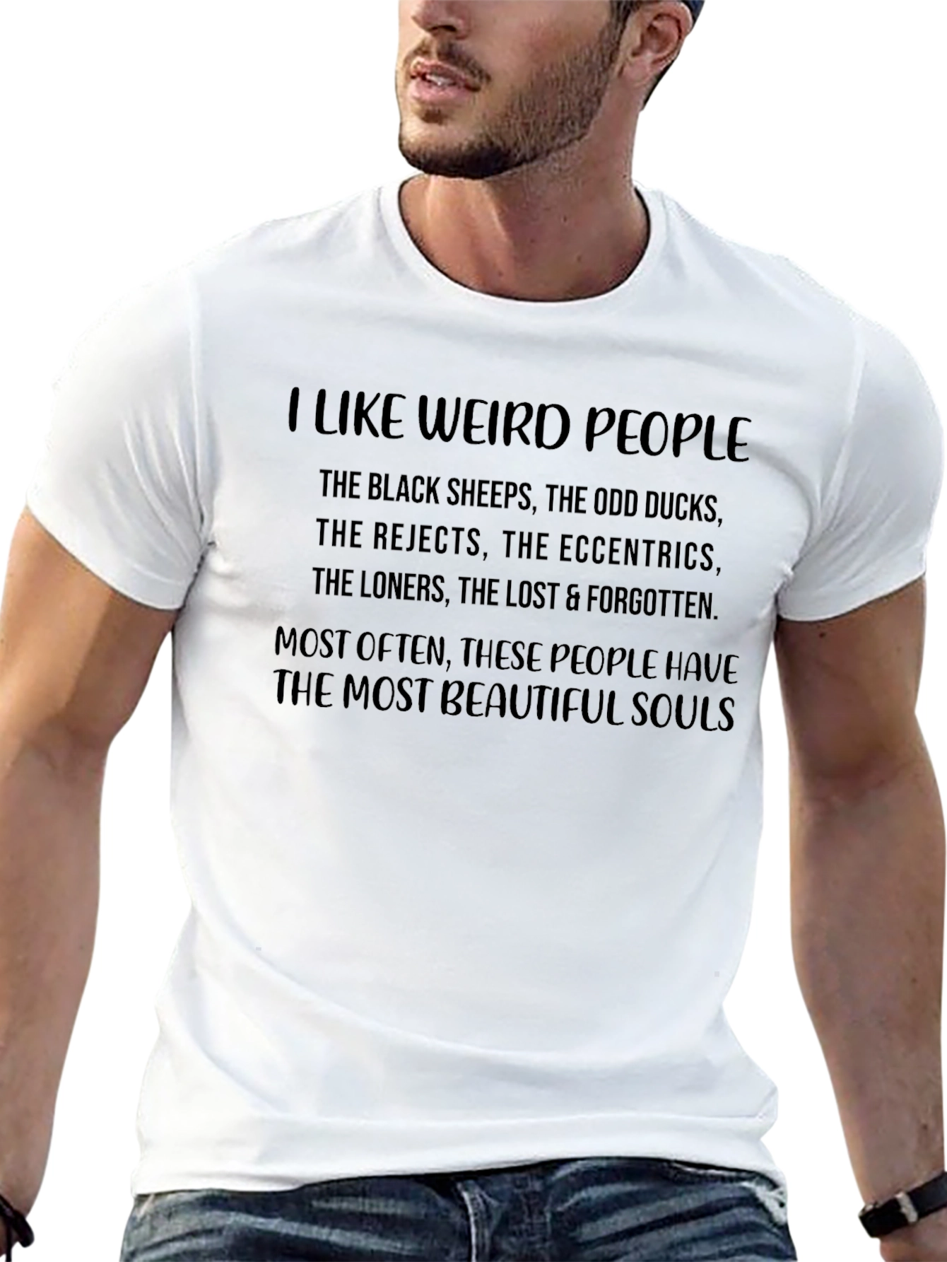 I Like Weird People Graphic Tee