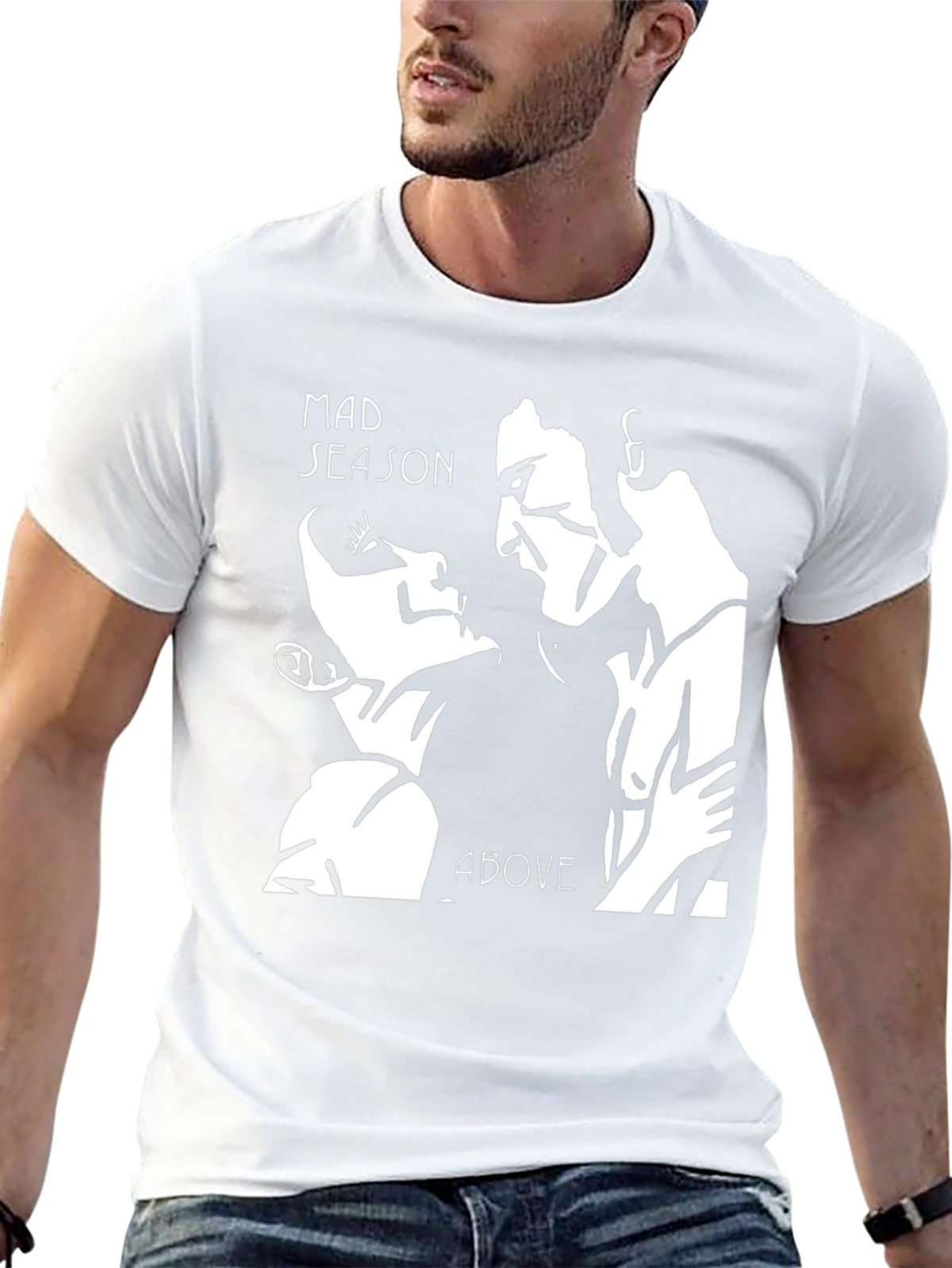 Mad Season Above Black Graphic Tee