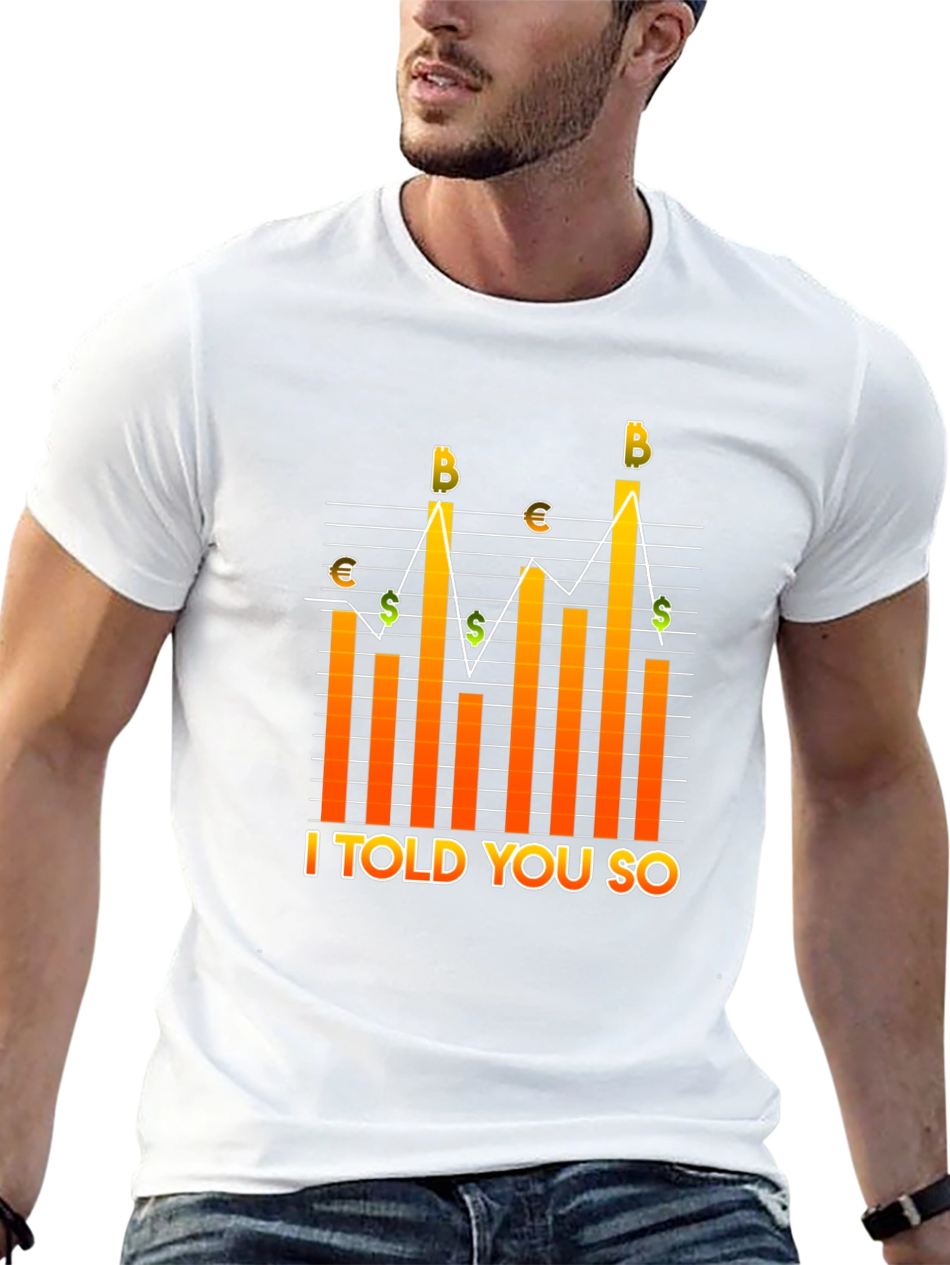 Crypto I Told You So Black Graphic Tee