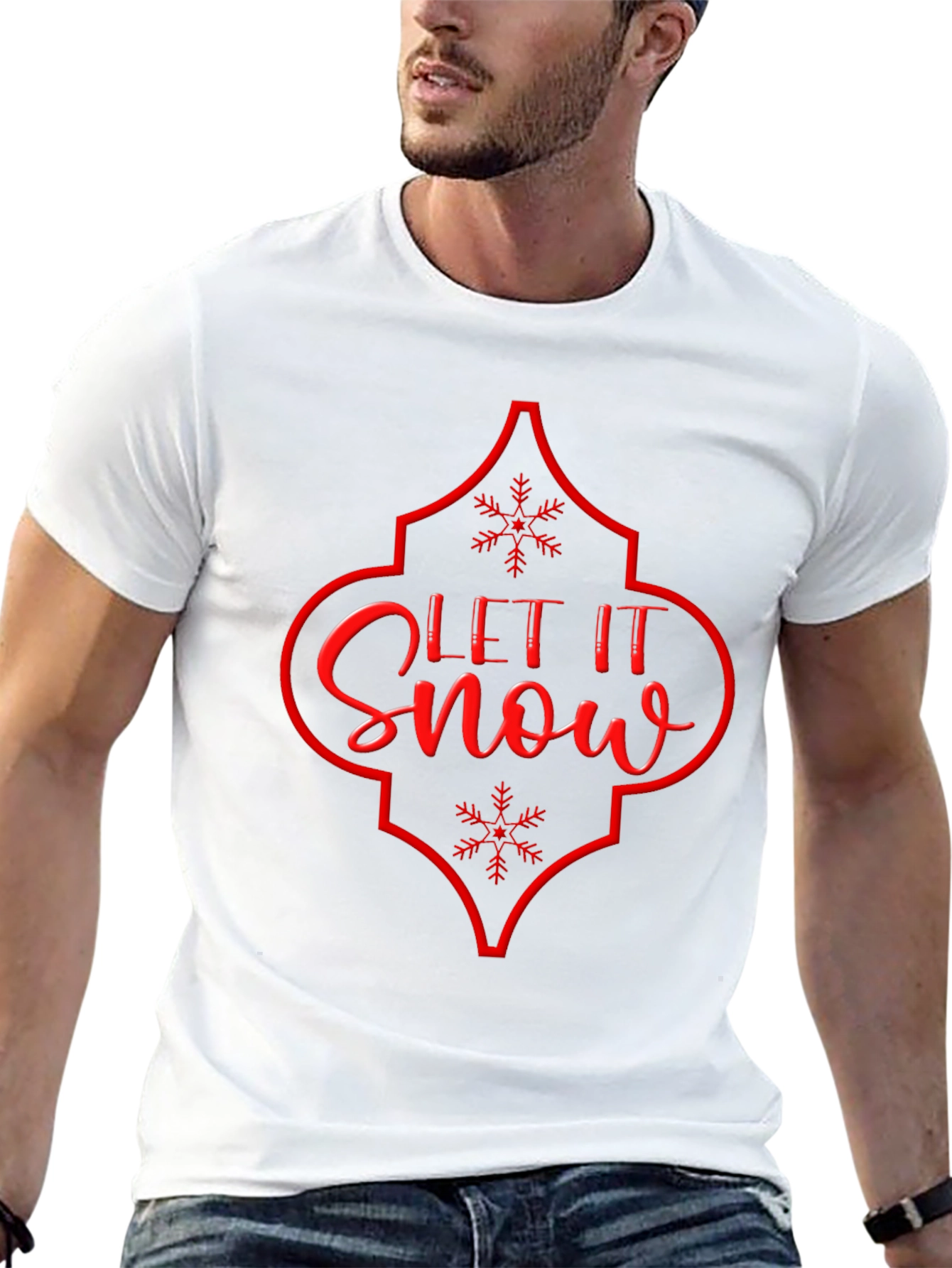 Let it Snow Graphic T-Shirt - Holiday Season Tee
