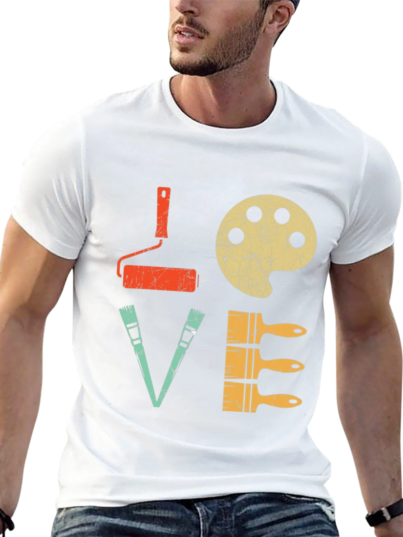 Painter Love T-Shirt - Artistic Design