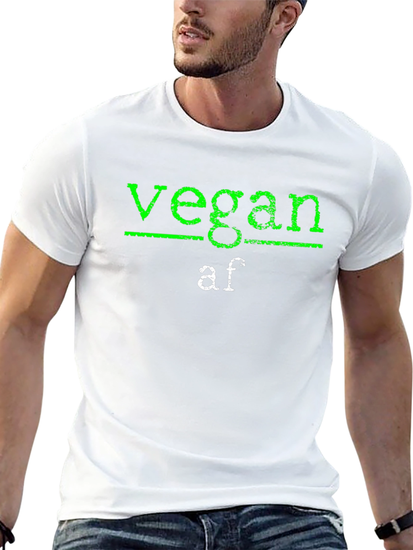 Vegan AF T-Shirt - Bold Statement Tee
