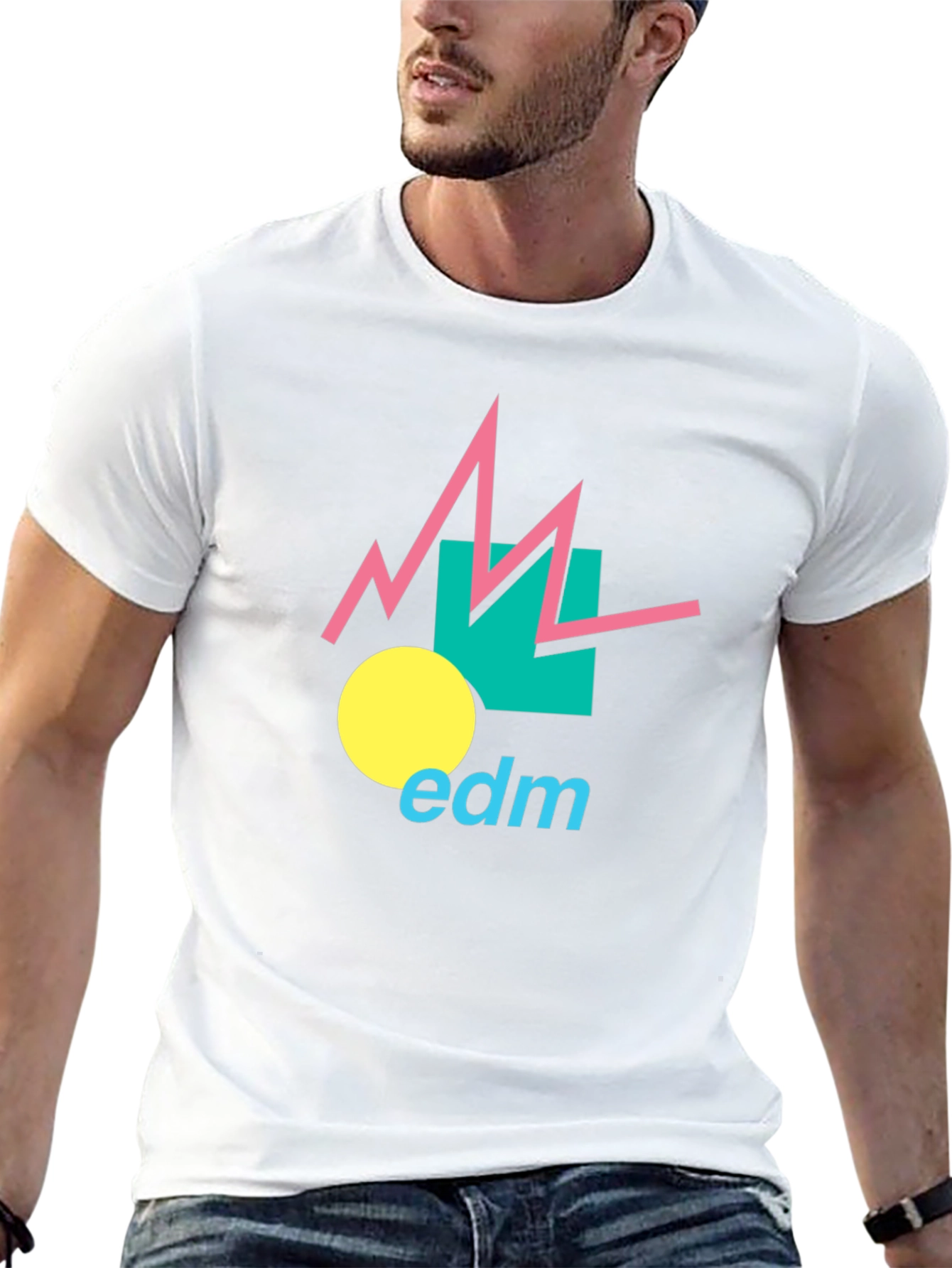 EDM Graphic Tee - Retro Electronic Dance Music T-Shirt