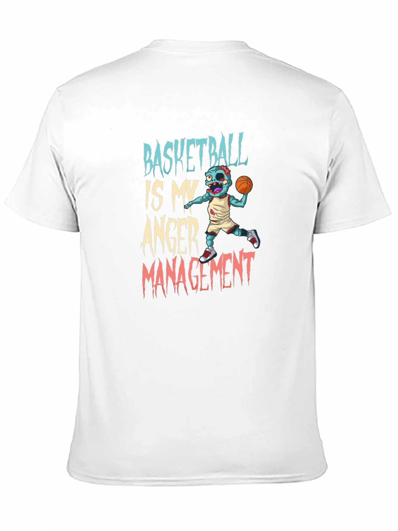 Basketball Anger Management Graphic T-Shirt