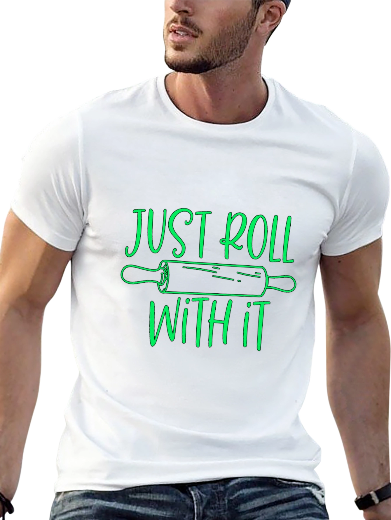 Just Roll With It Graphic T-Shirt