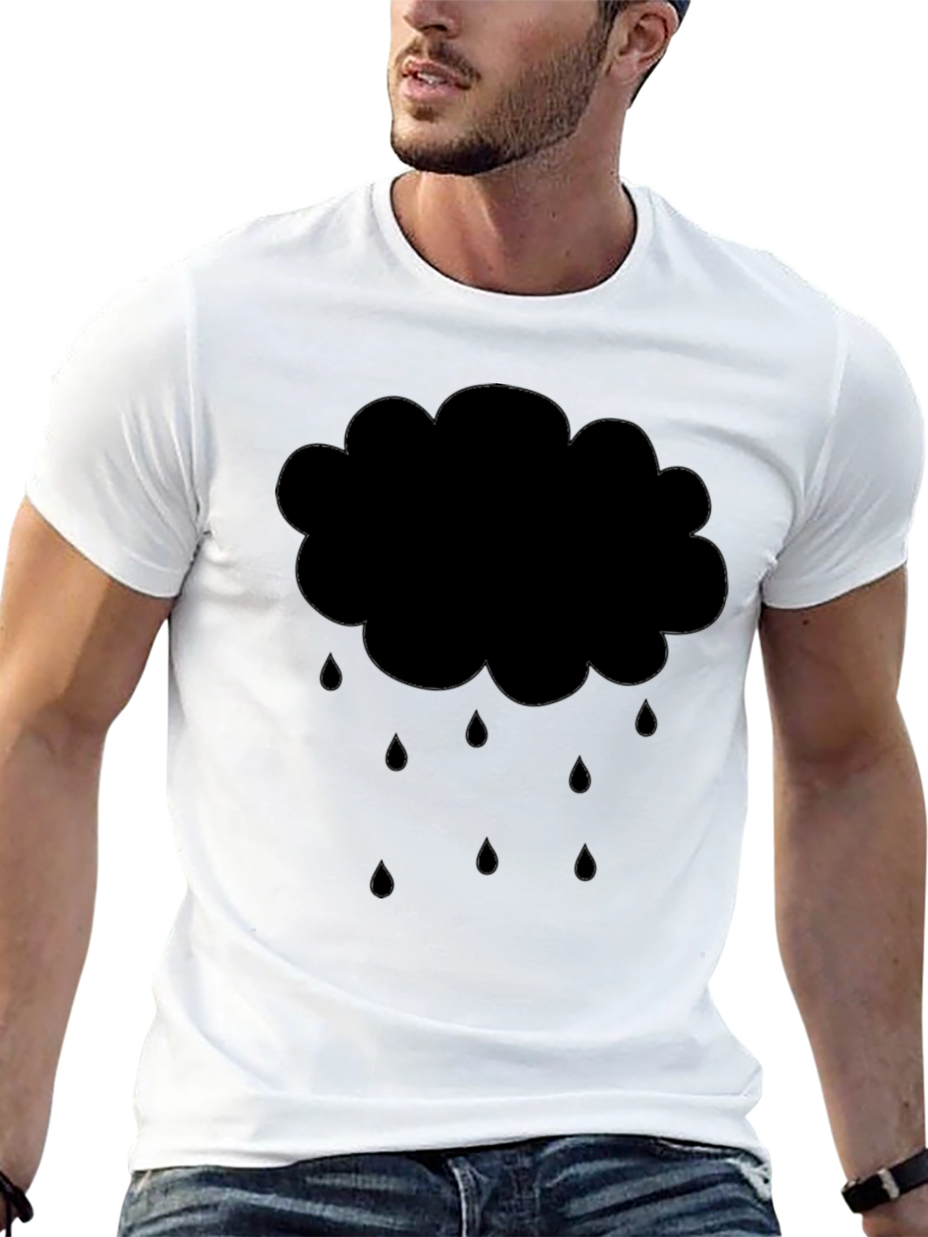 Rainy Day Cloud Graphic T-Shirt