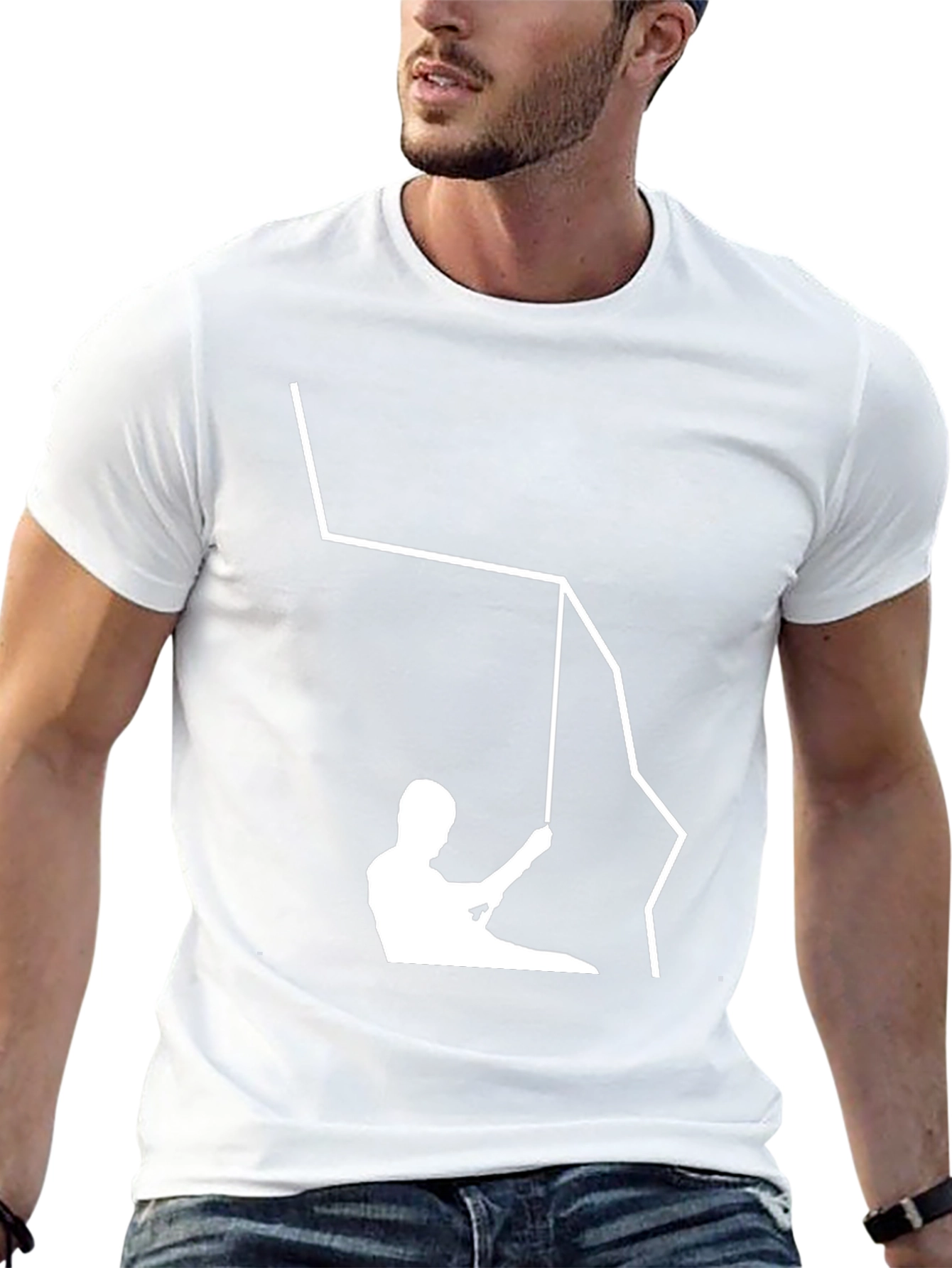 Trapper Silhouette Graphic Tee - Unique Design