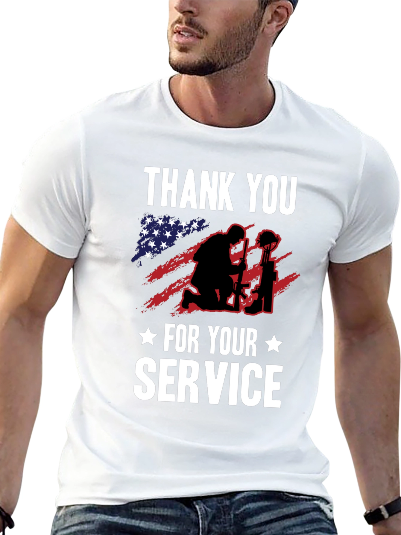 Thank You For Your Service Graphic Tee