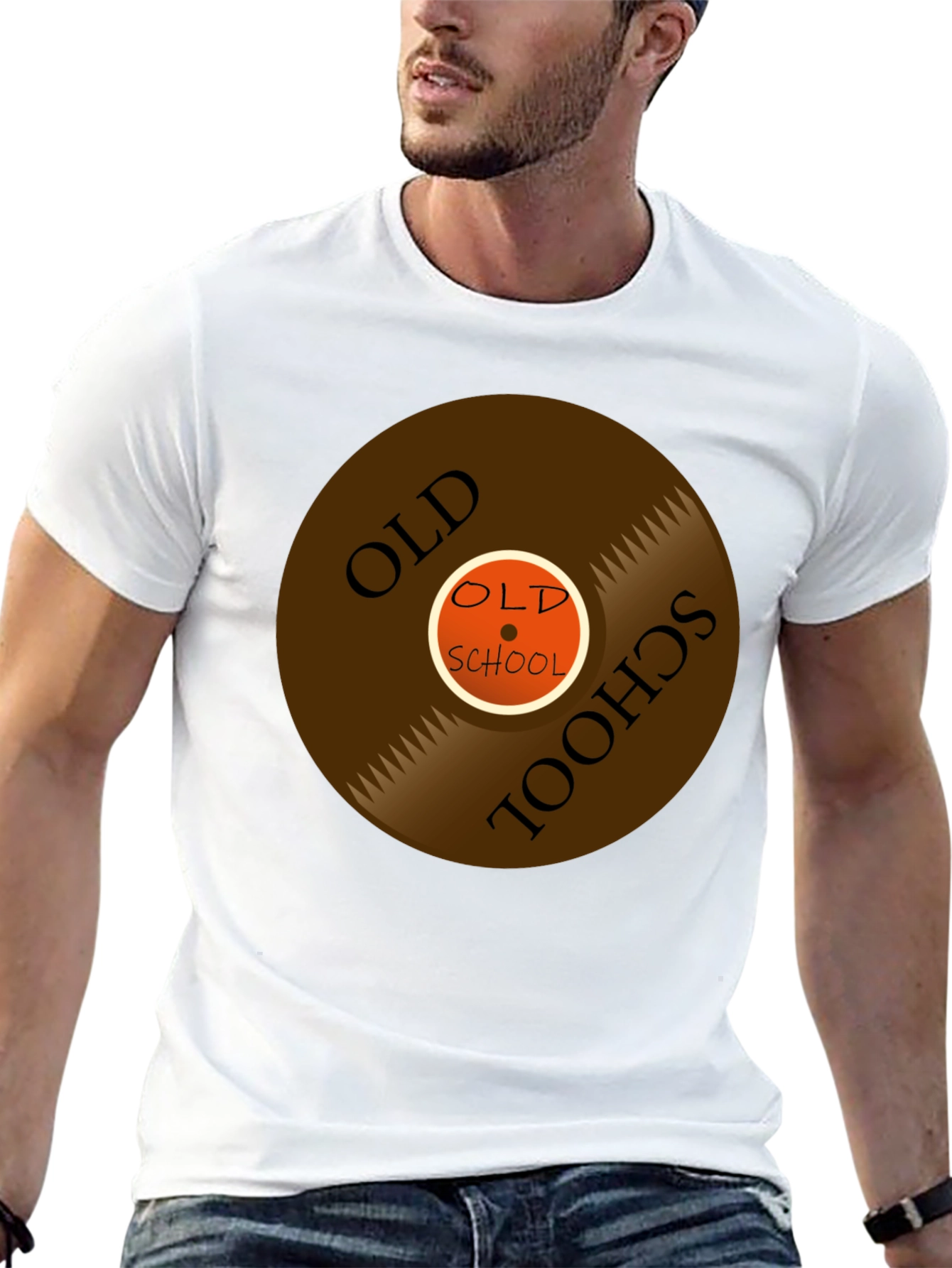 Old School Vinyl Record Graphic Tee