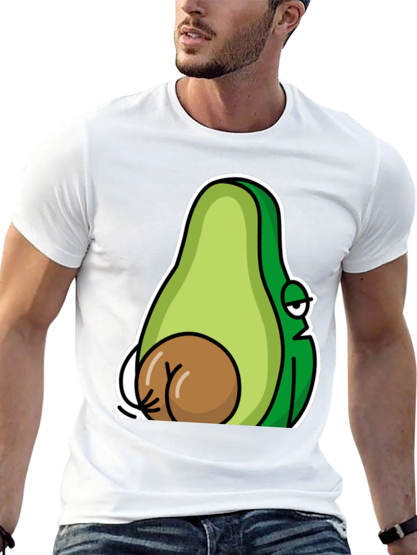 Funny Avocado T-Shirt - Novelty Graphic Tee