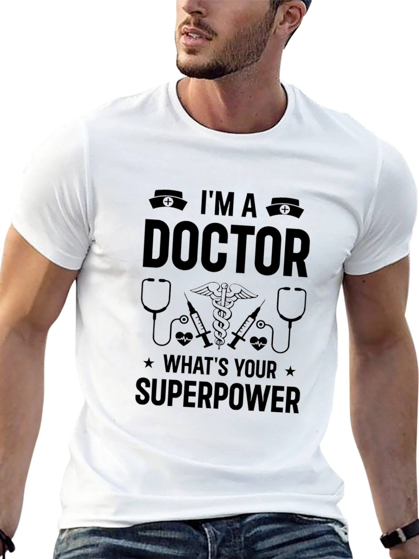 Doctor Superpower Graphic T-Shirt
