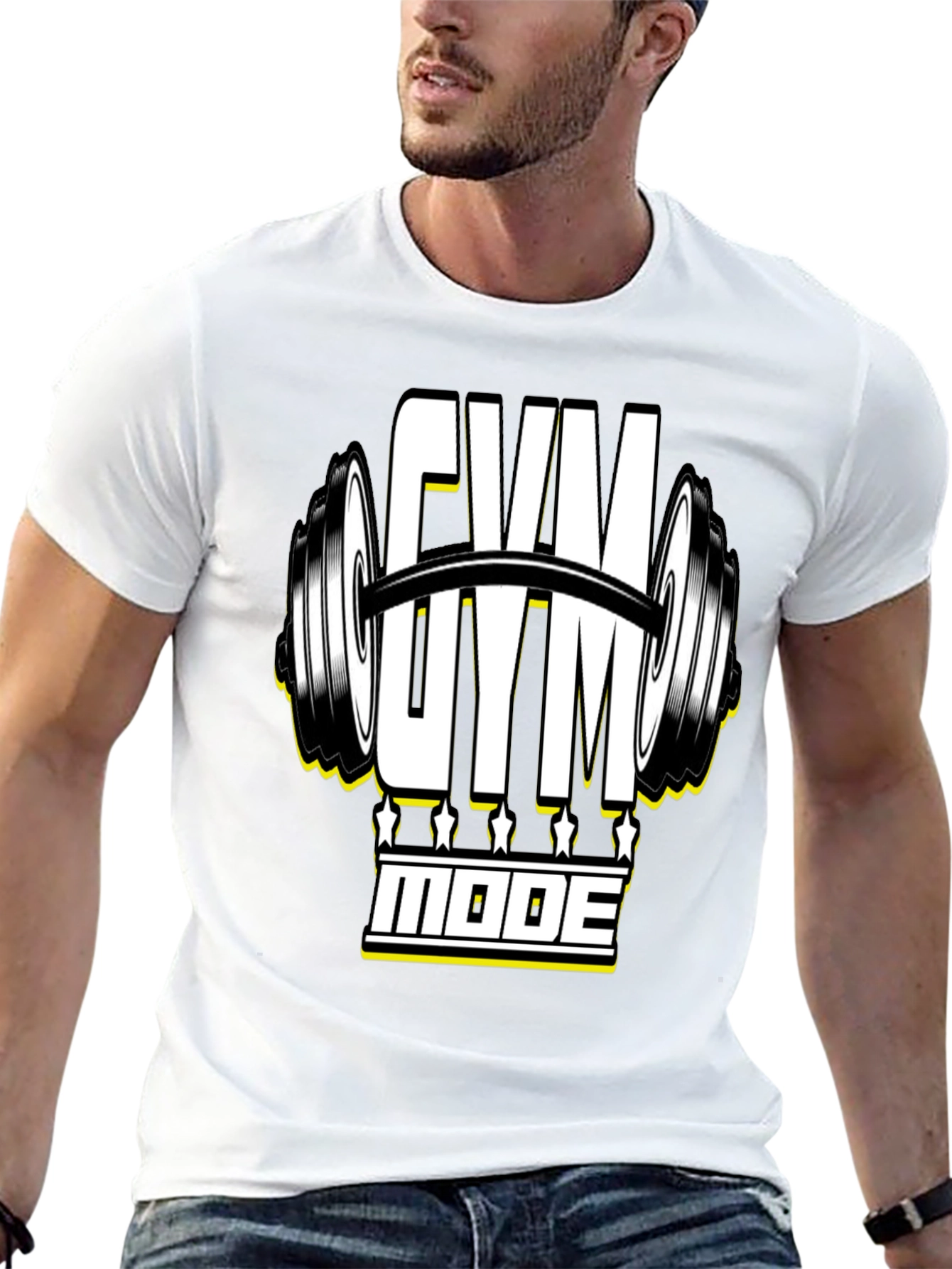 Gym Mode Black T-Shirt