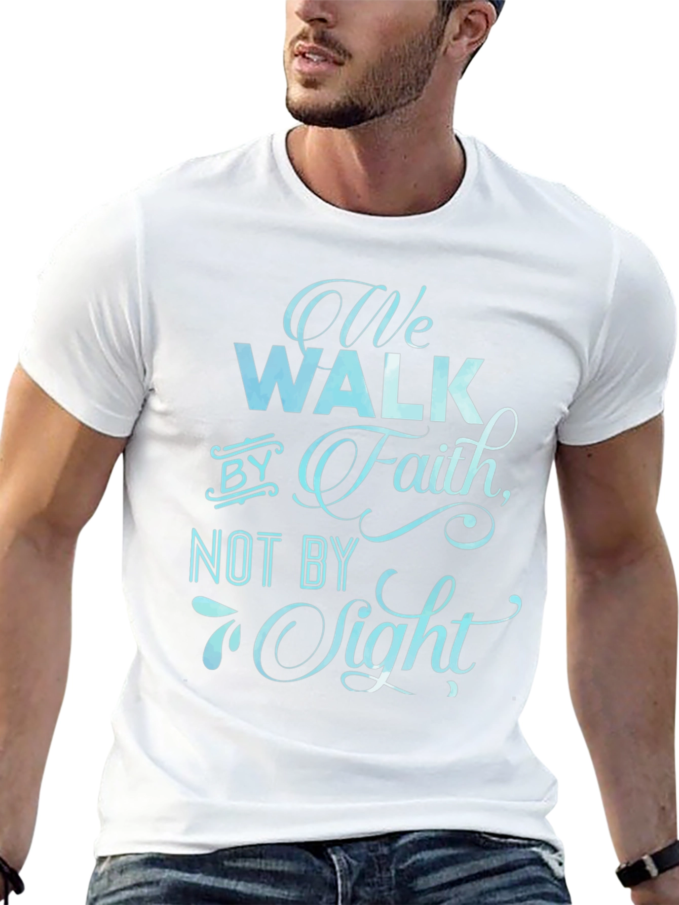 Faith Inspired T-Shirt - We Walk By Faith