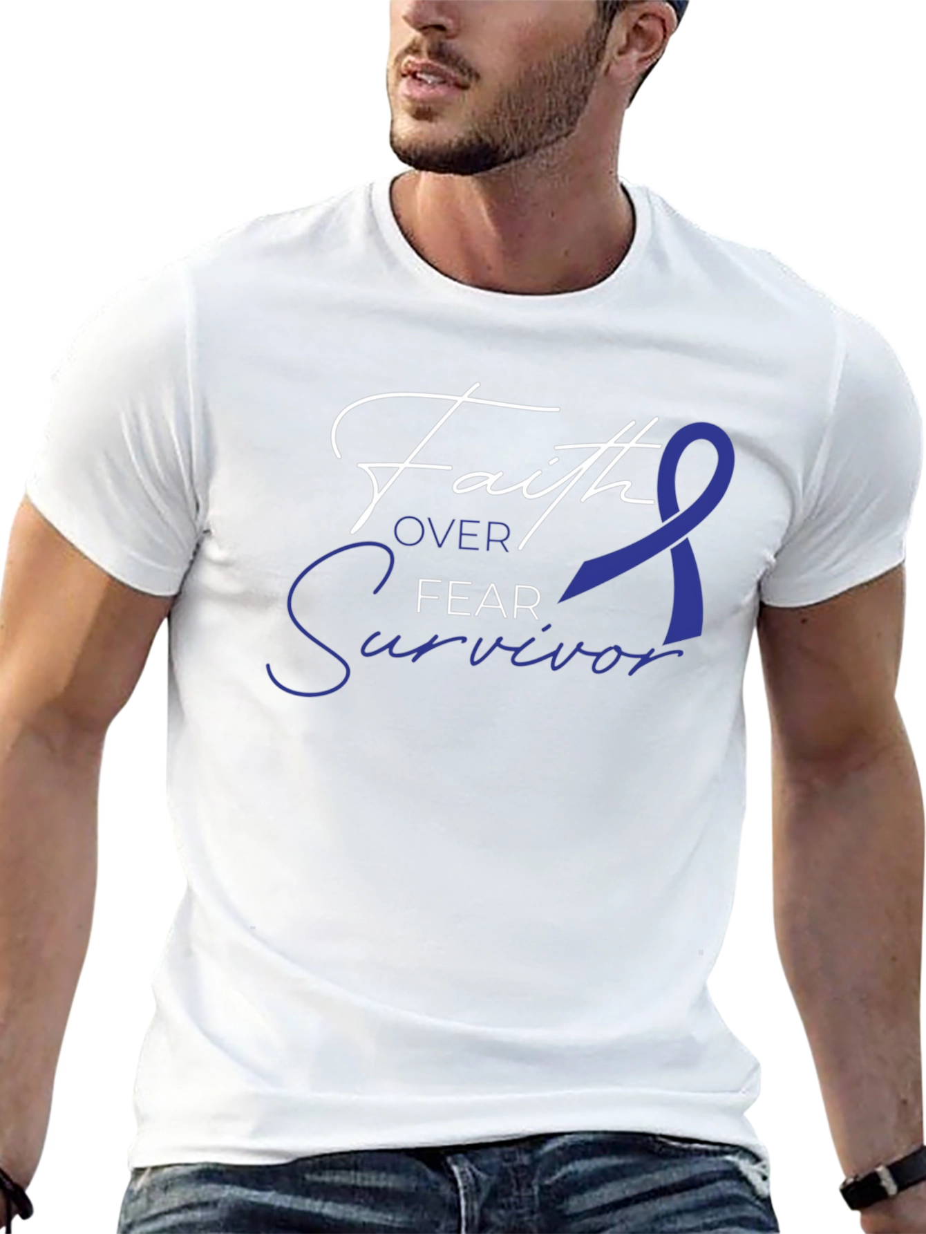 Faith Over Fear Survivor Graphic Tee