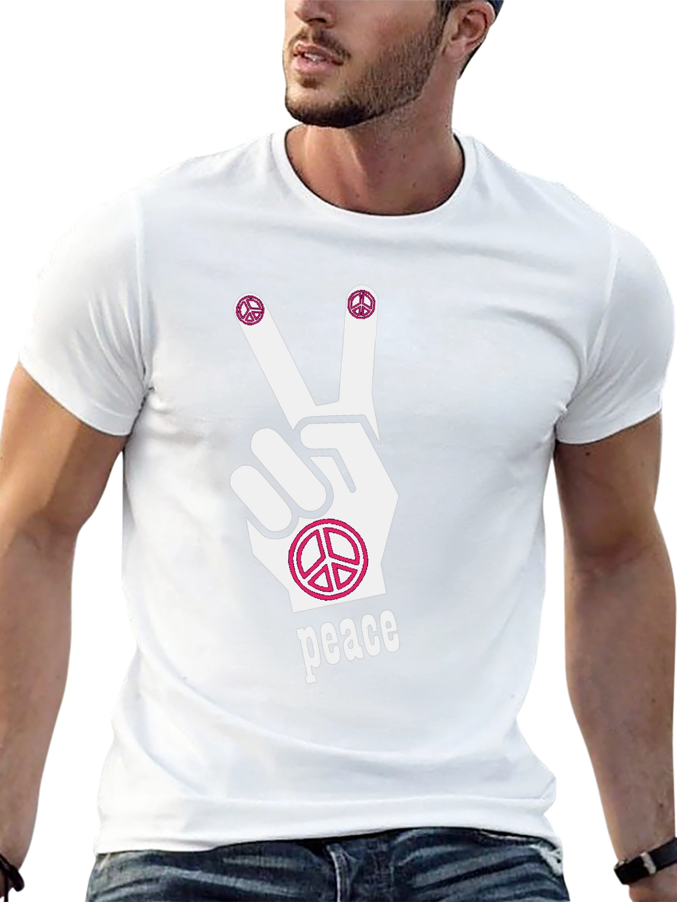 Peace Sign T-Shirt: Hippie Style