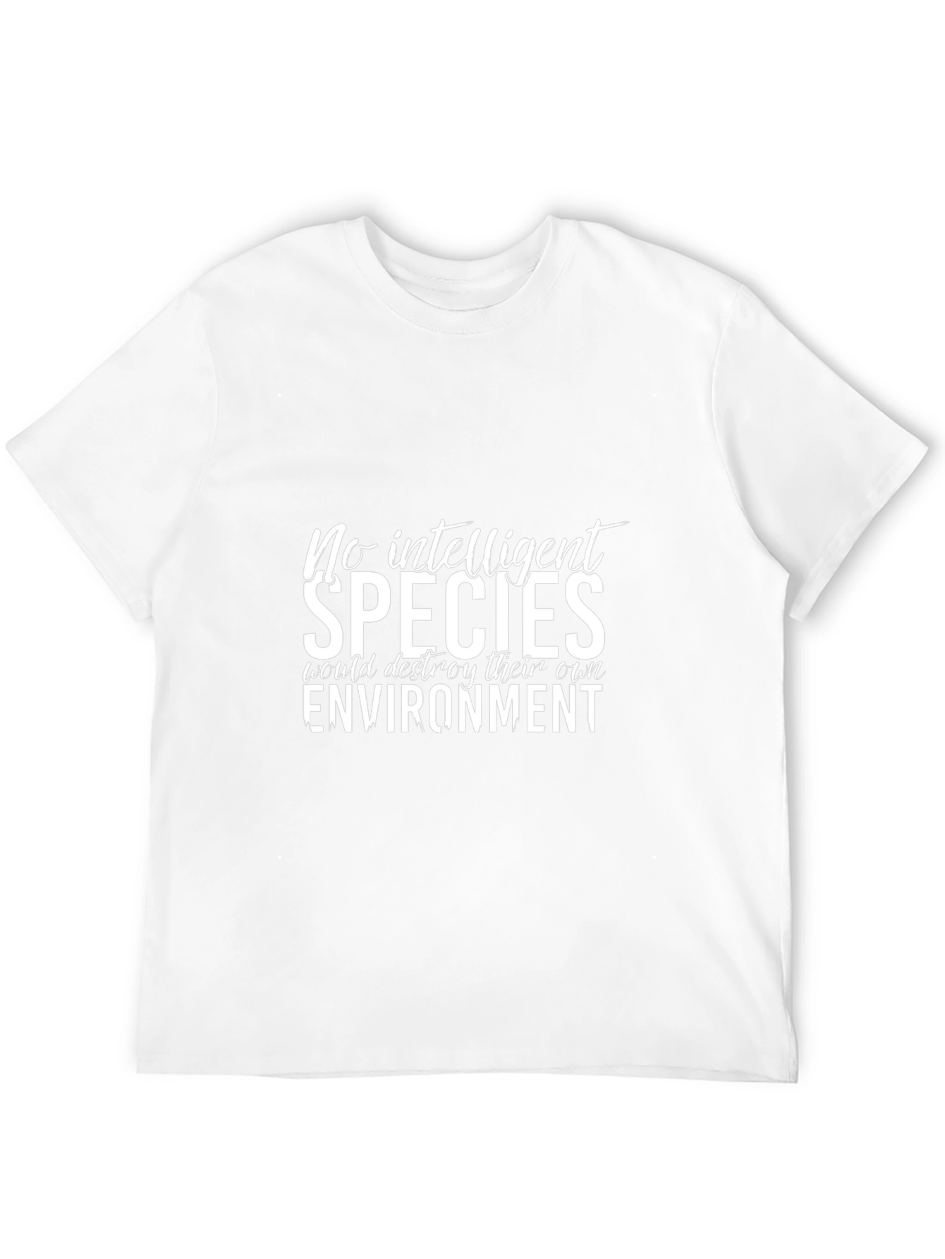 No Intelligent Species Black T-Shirt