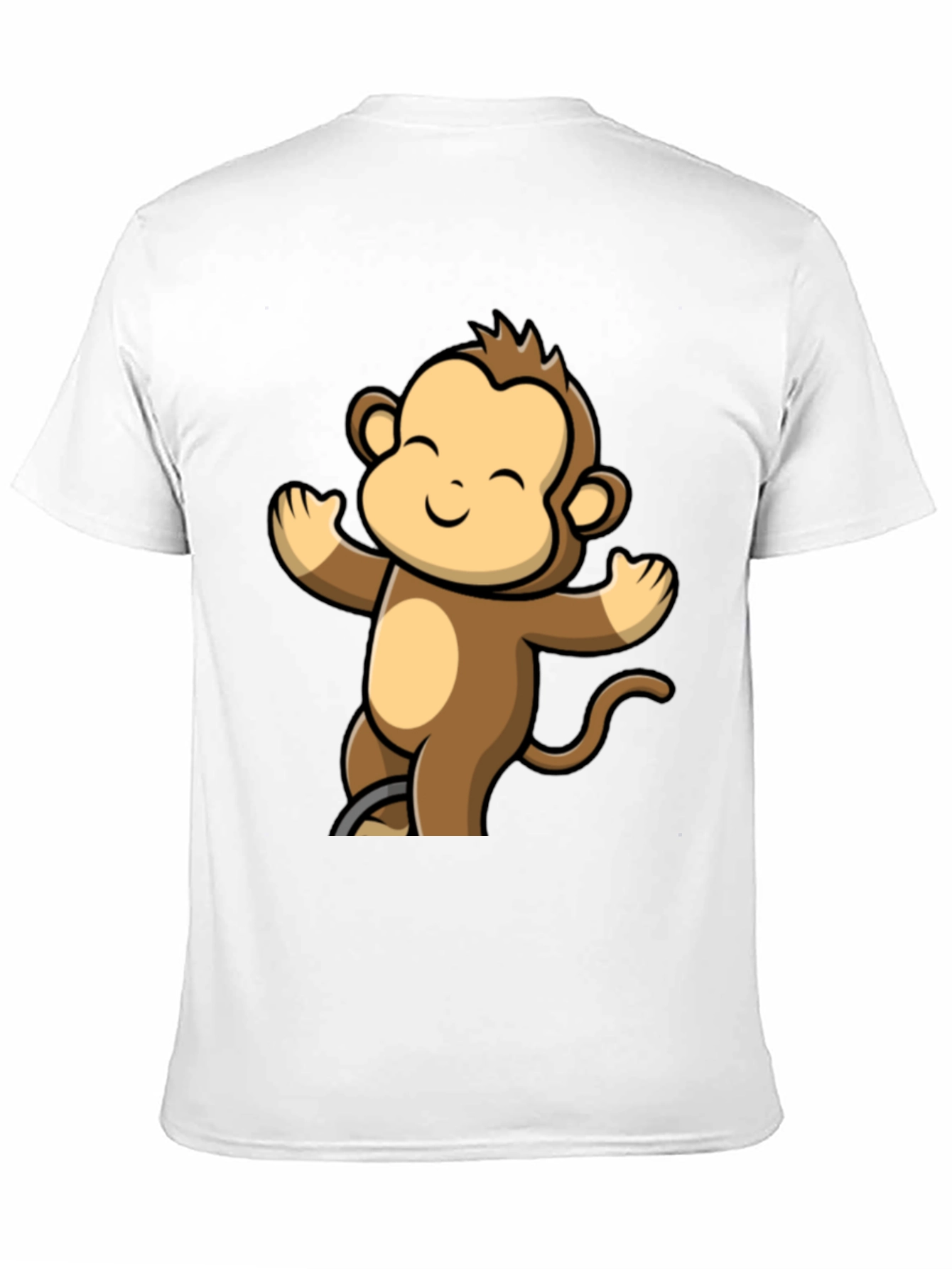 Cute Monkey Graphic T-Shirt - Soft Cotton Tee