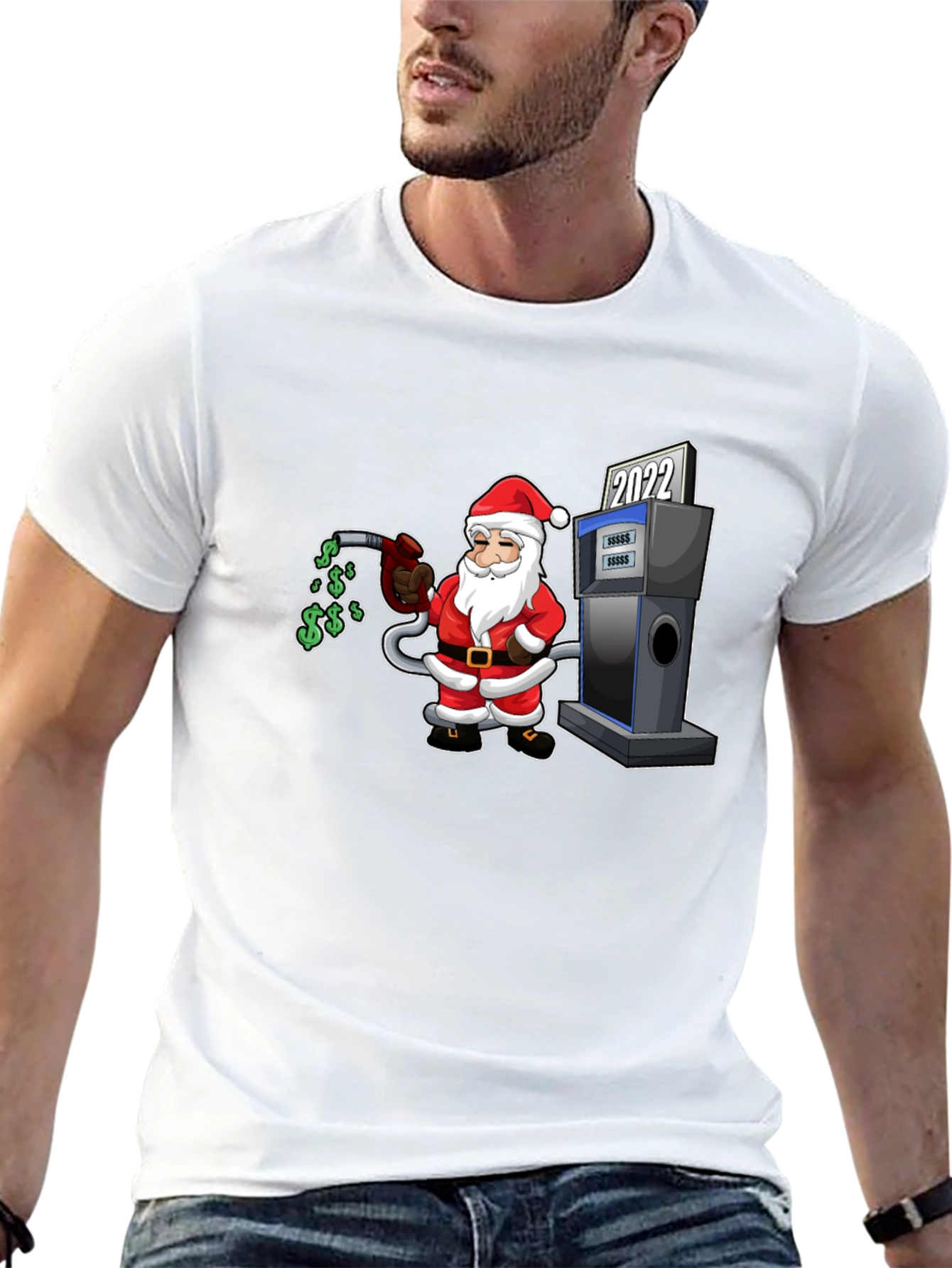 Santa Filling Up 2022 T-Shirt