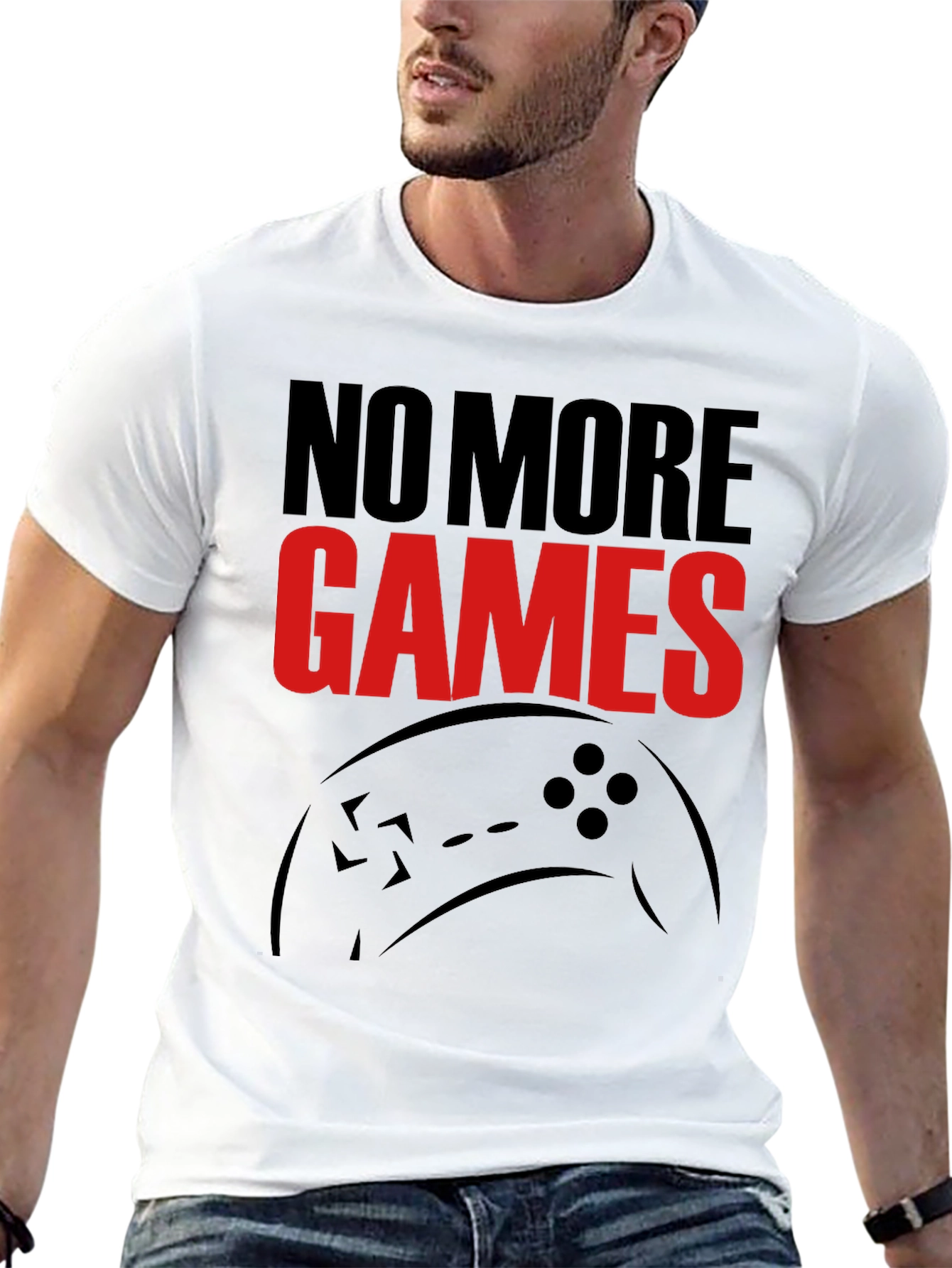 No More Games Graphic T-Shirt