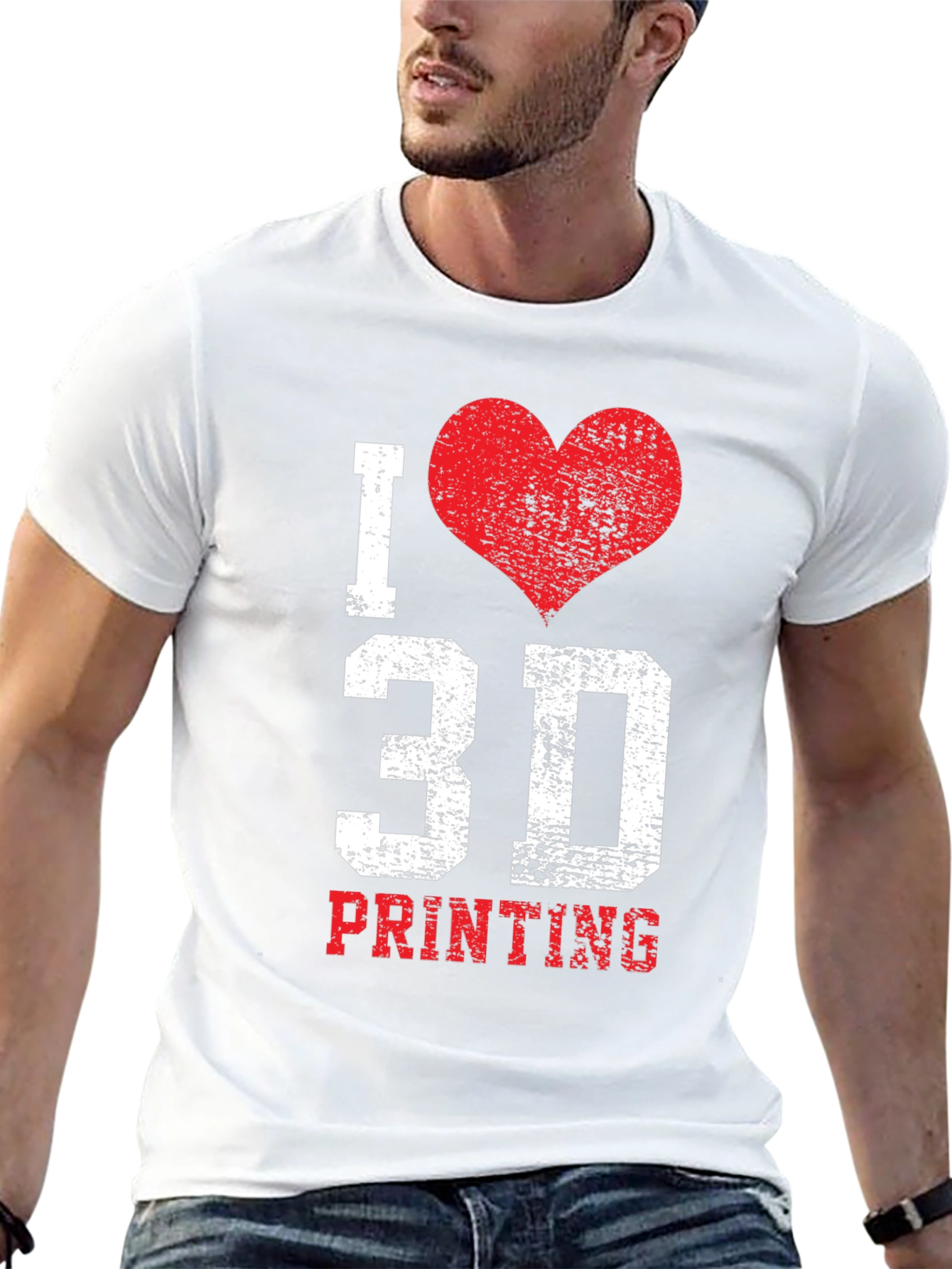 I Heart 3D Printing T-Shirt - Unique Design