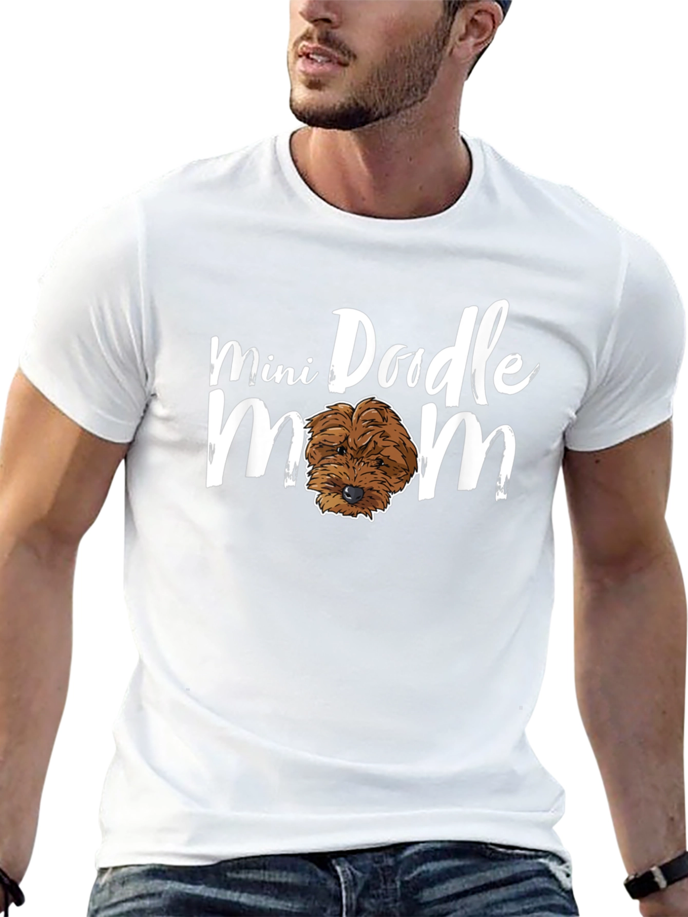 Mini Doodle Mom Graphic Tee - Dog Lover Shirt