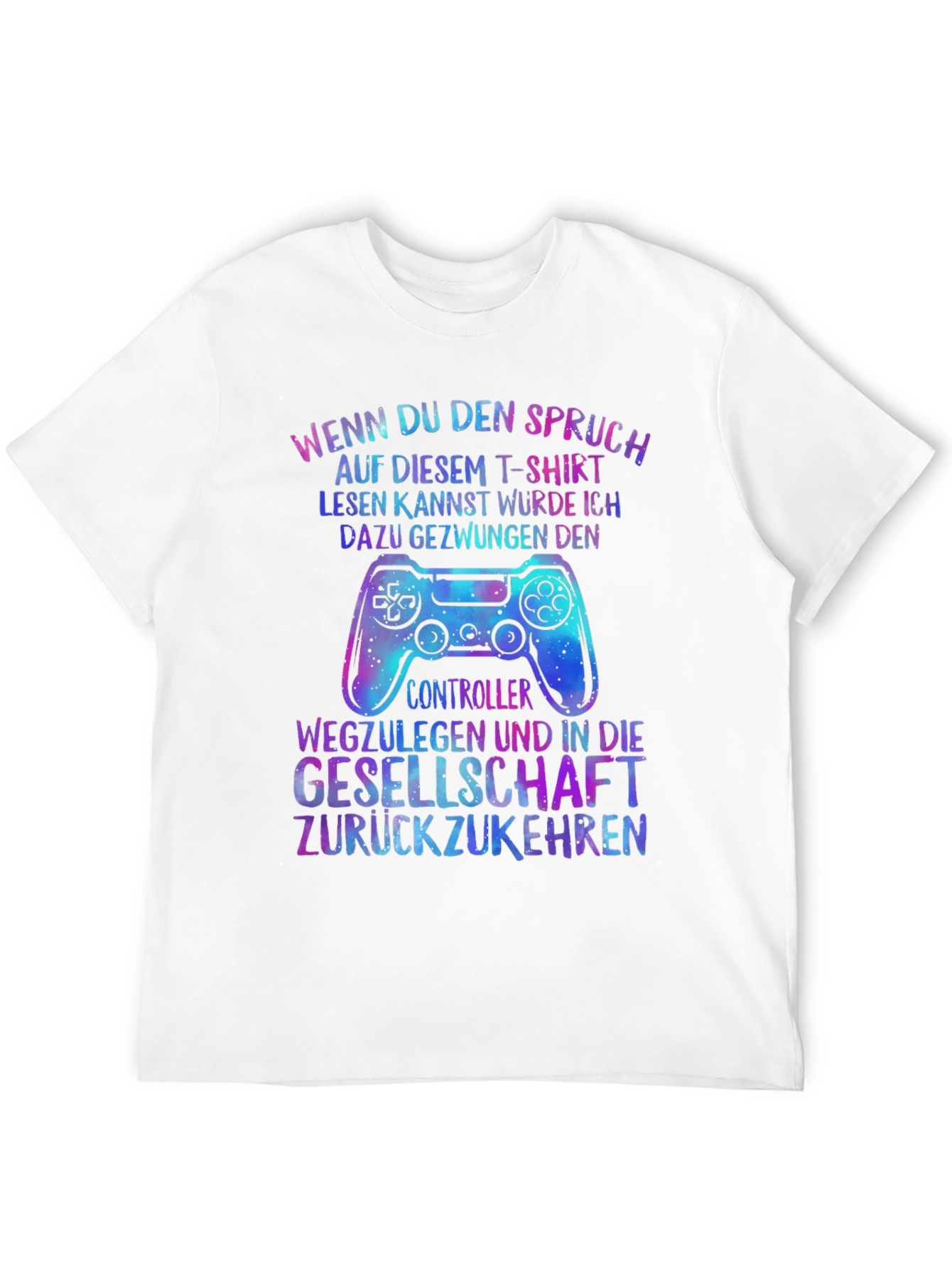 Gamer T-Shirt - Wenn Du Den Spruch Controller