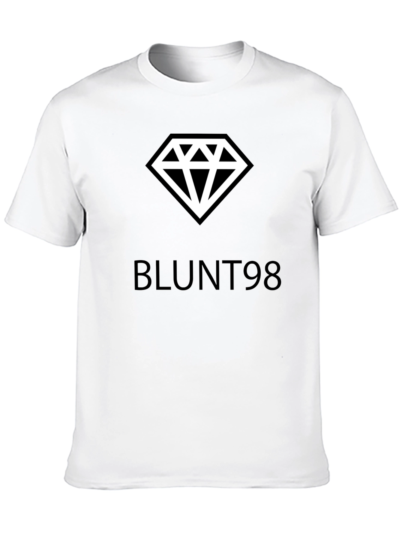 Blunt98 Diamond Graphic Black T-Shirt