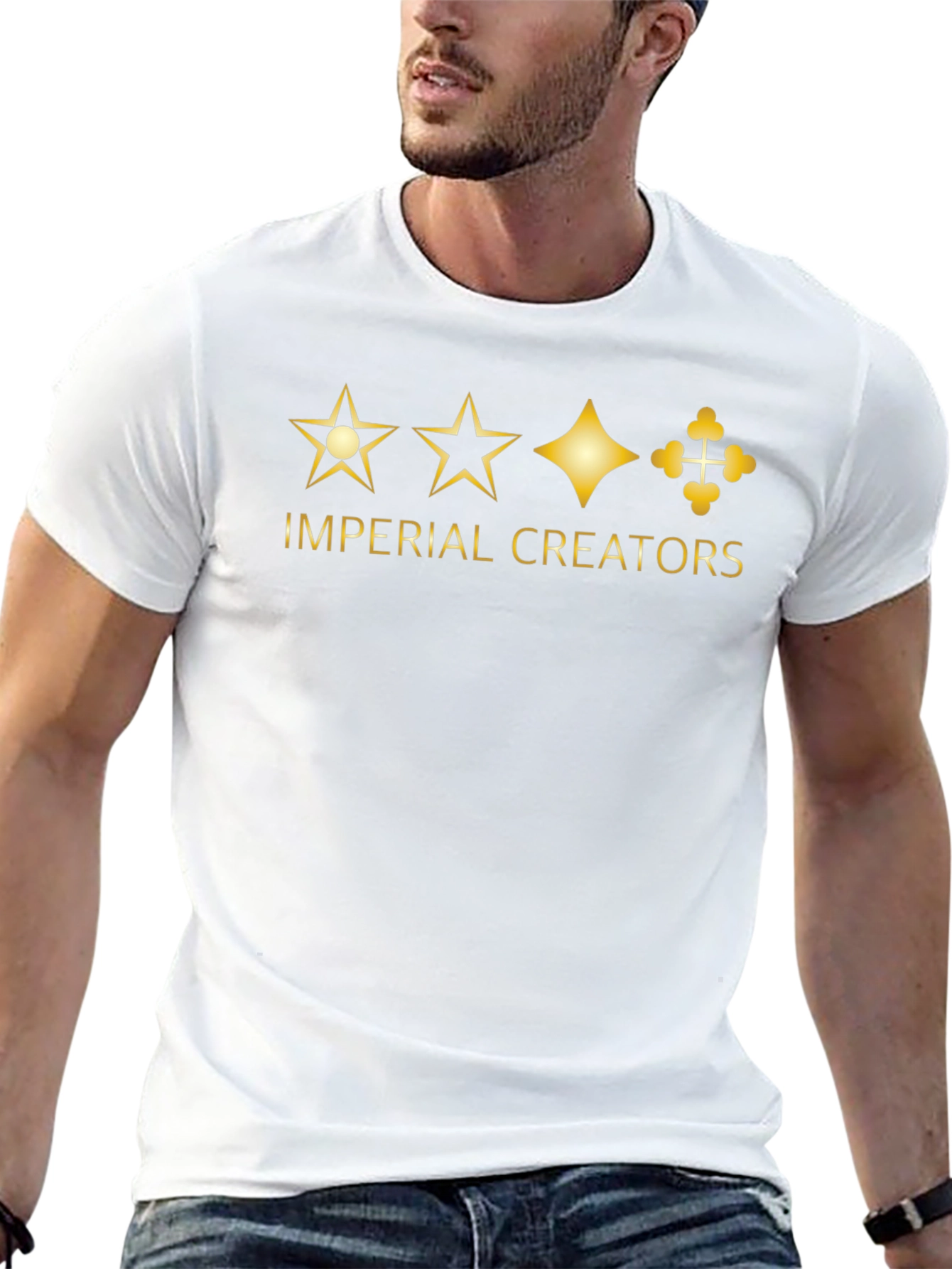 Imperial Creators Black Graphic T-Shirt
