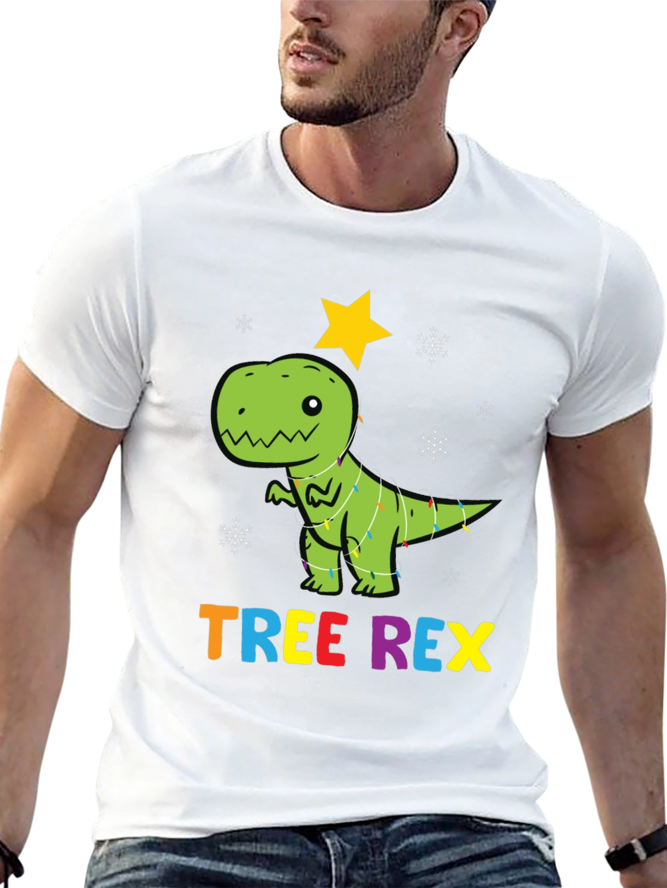 Tree Rex Christmas T-Shirt - Dinosaur Holiday Tee