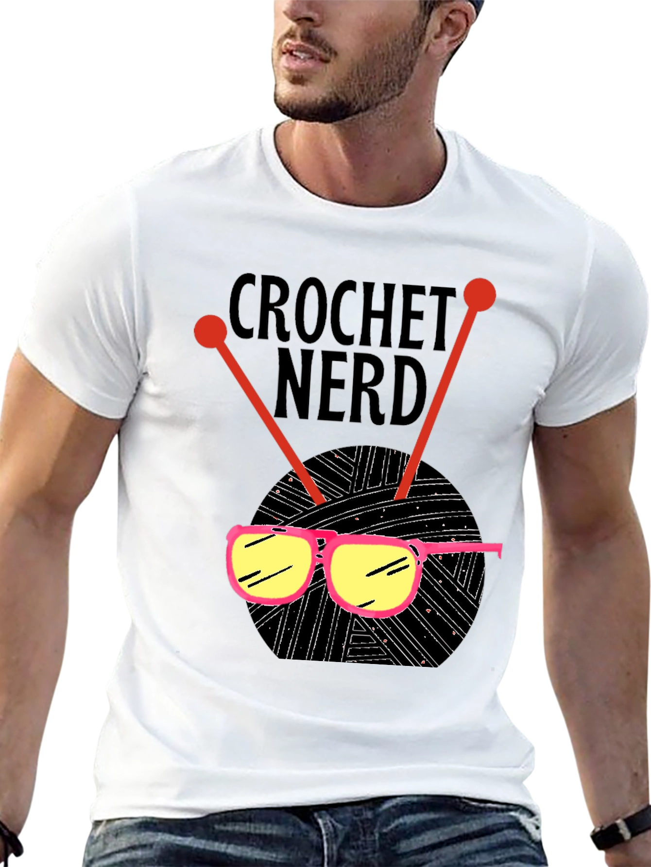 Crochet Nerd Graphic T-Shirt