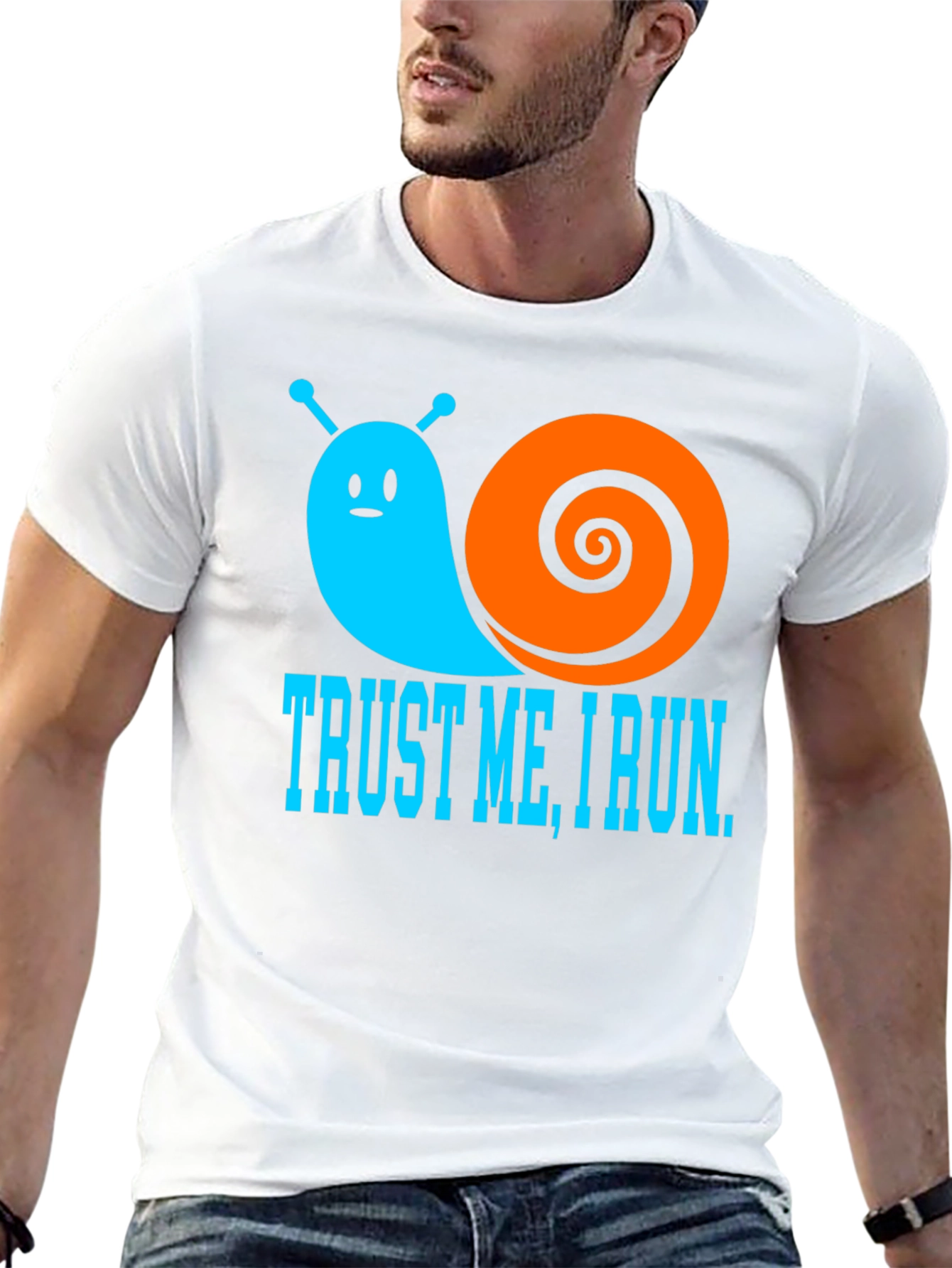 Trust Me I Run - Snail Graphic T-Shirt