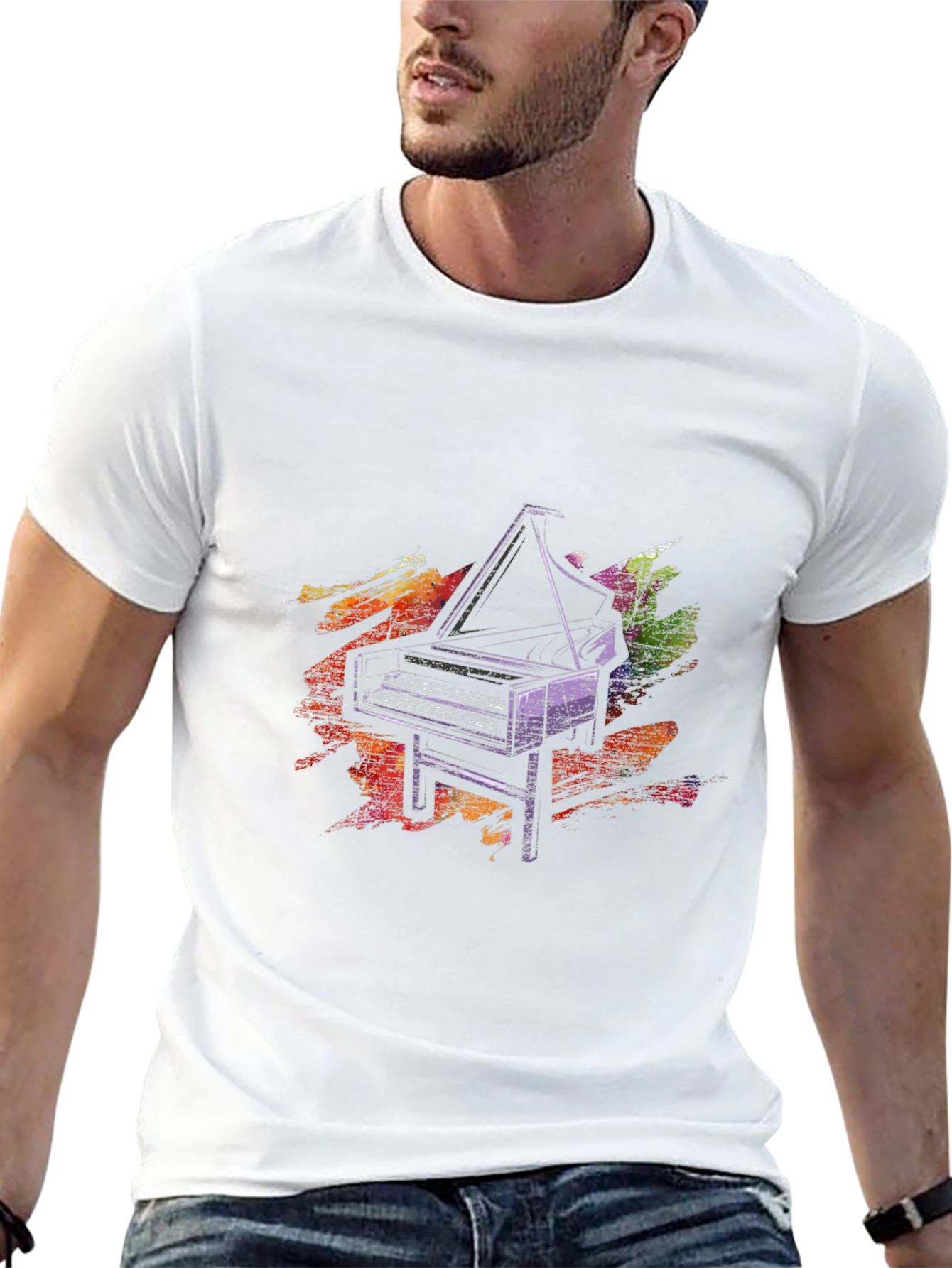 Piano T-Shirt - Musical Graphic Tee