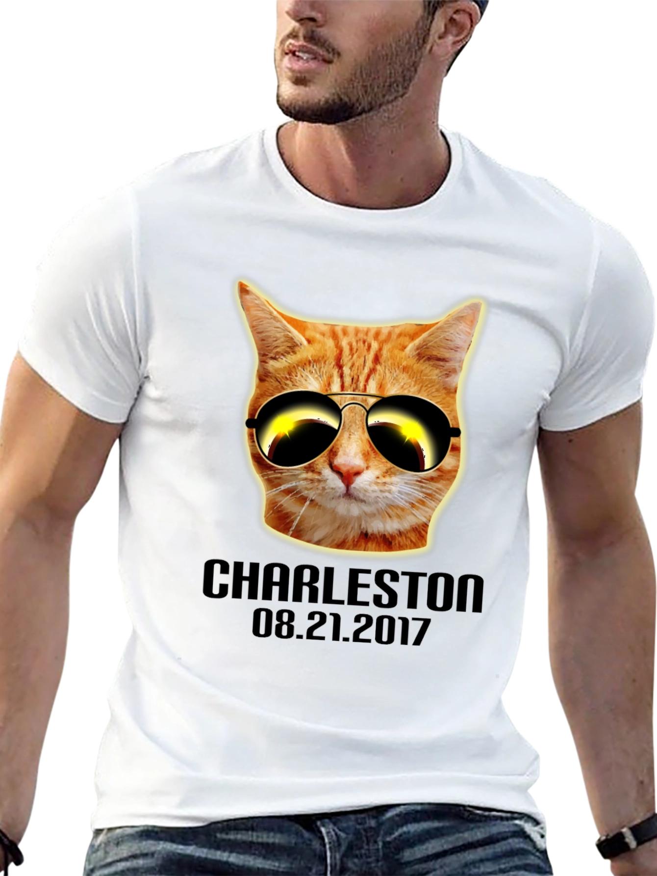 Cool Cat Sunglasses T-Shirt - Charleston 08.21.2017