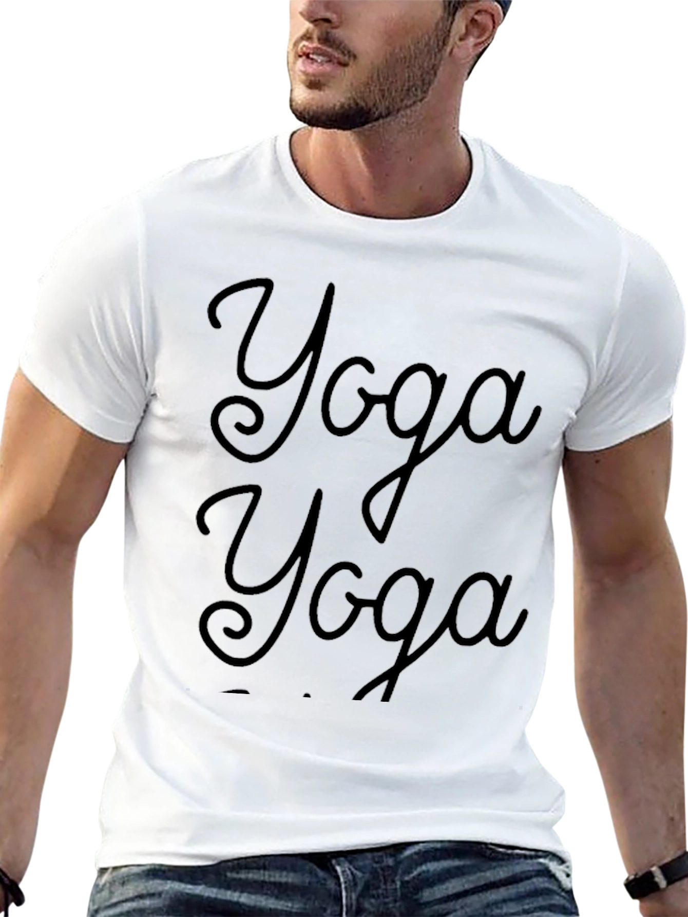 Yoga T-Shirt - Double Print Casual Wear