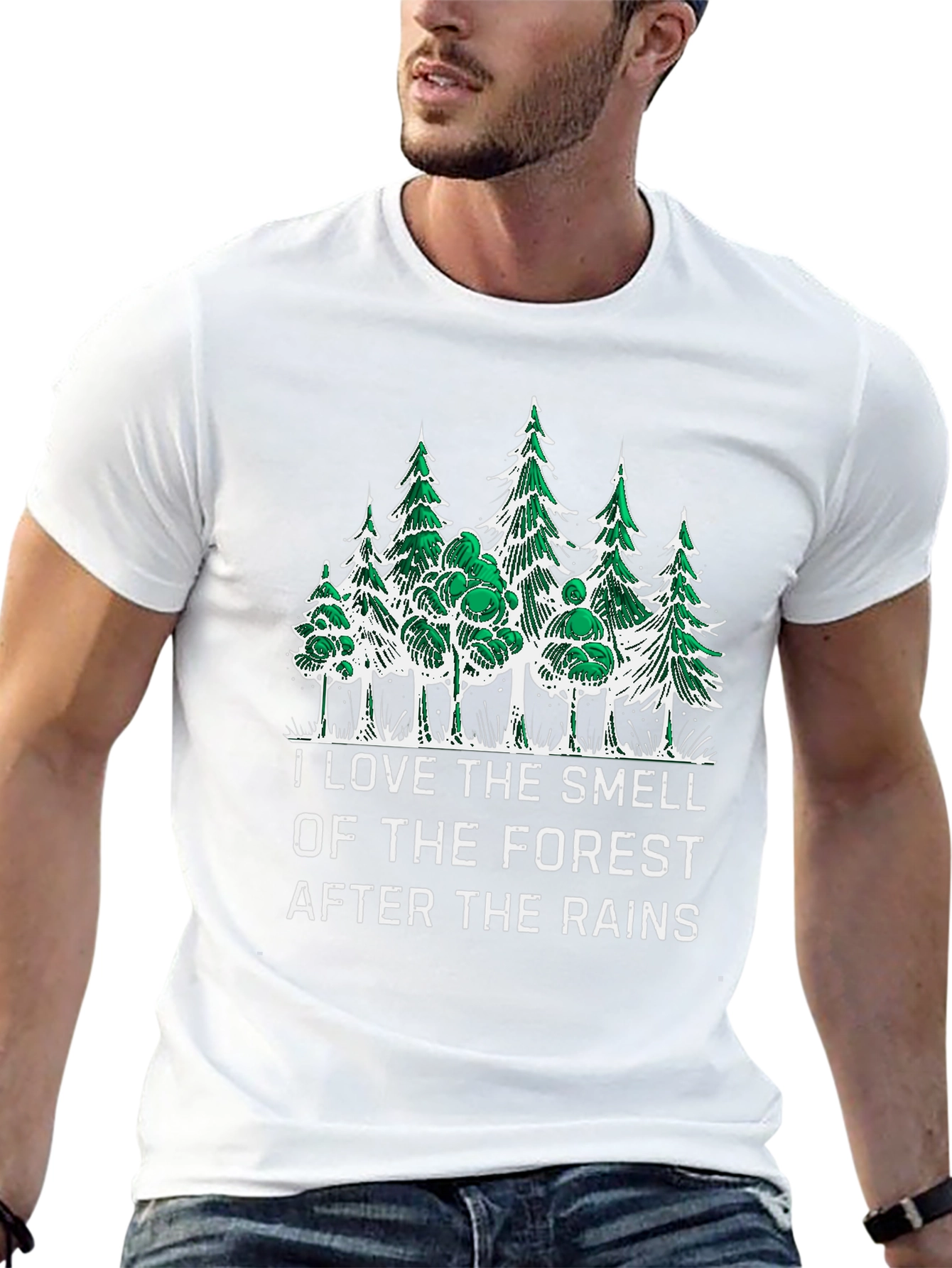 Forest Smell Graphic Tee - Nature Lovers Shirt