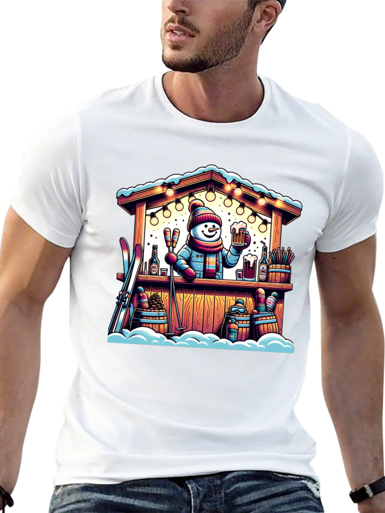 Winter Brew Snowman T-Shirt