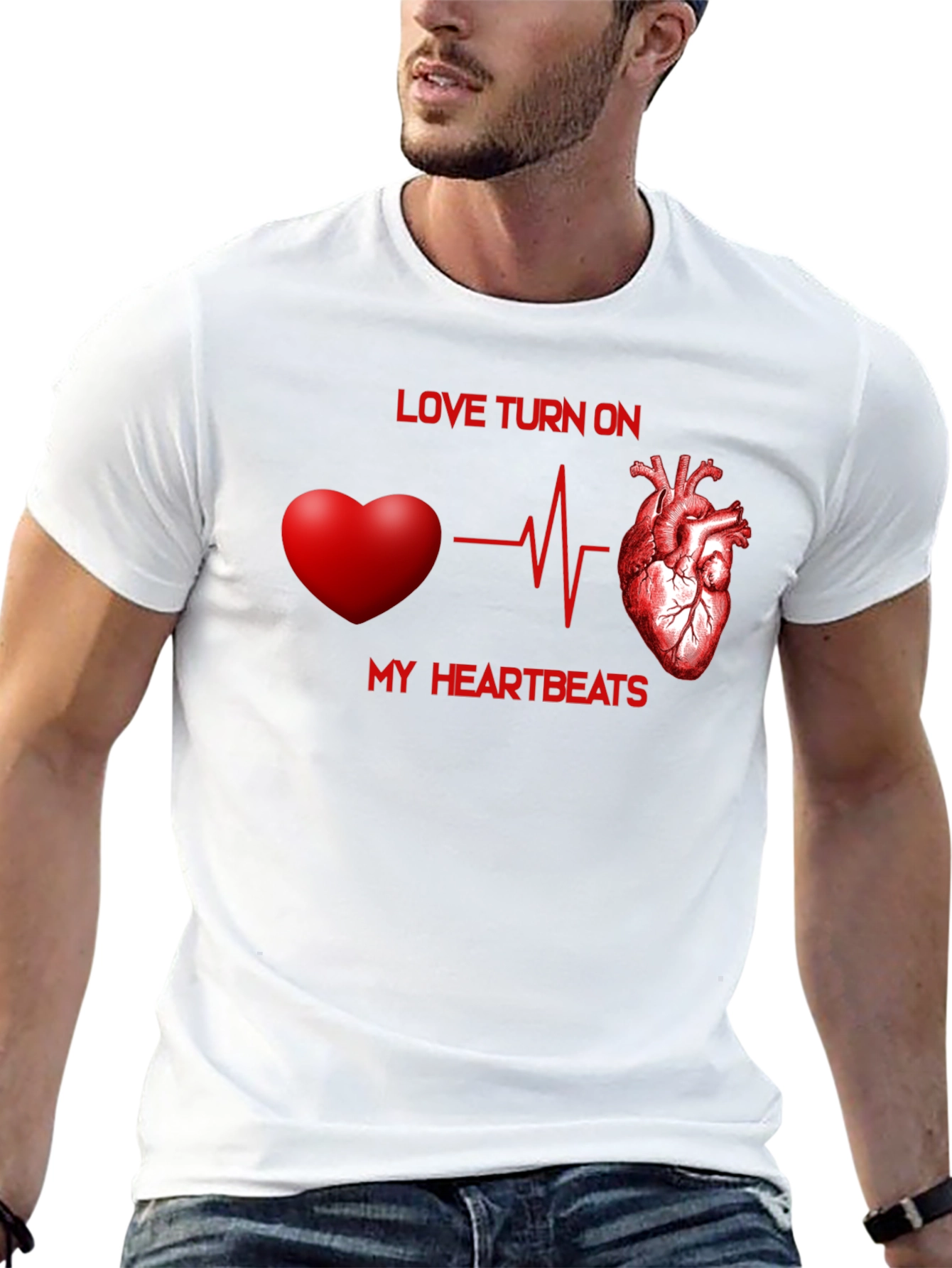 Love Heartbeat T-Shirt - Express Your Passion