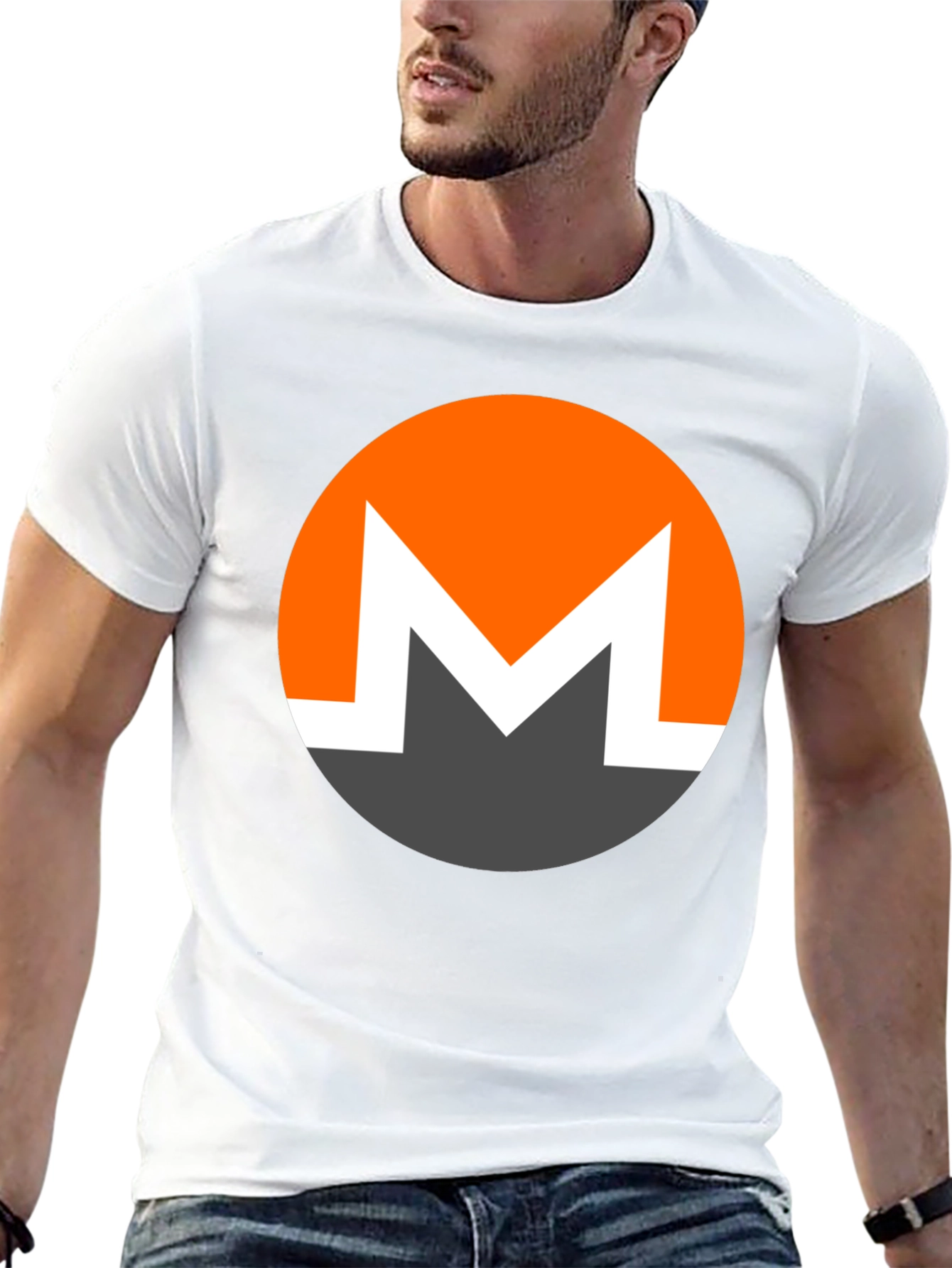 Monero XMR Crypto T-Shirt - Black Graphic Tee