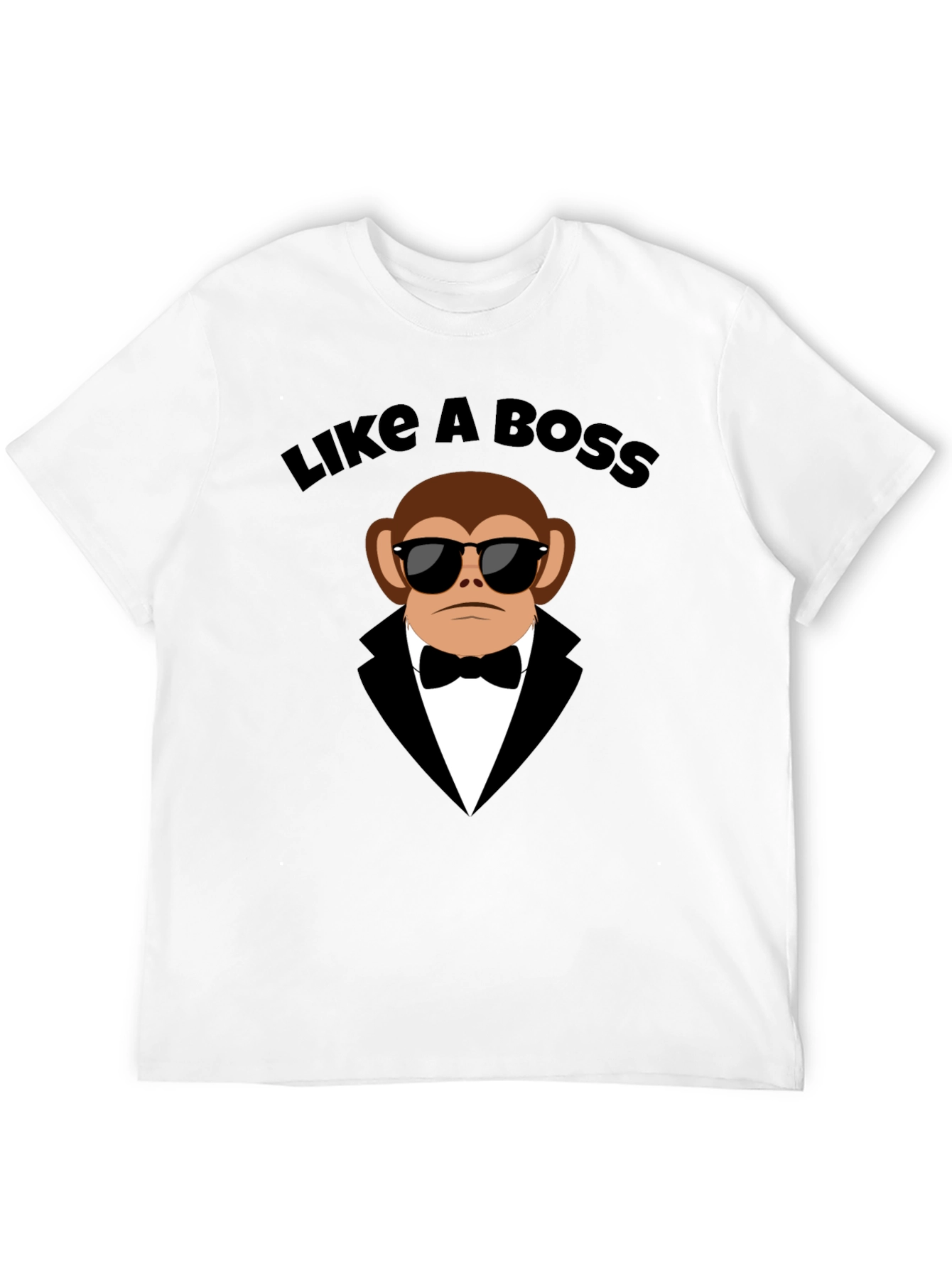 Like a Boss Monkey Tuxedo T-Shirt