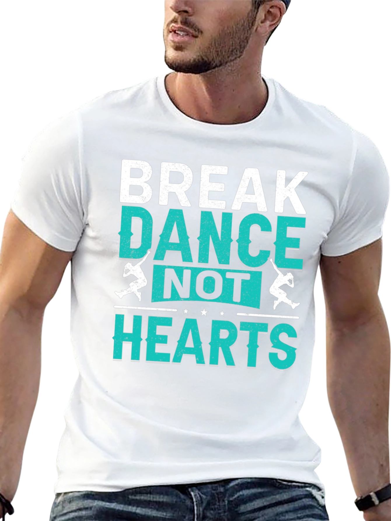 Break Dance Not Hearts T-Shirt