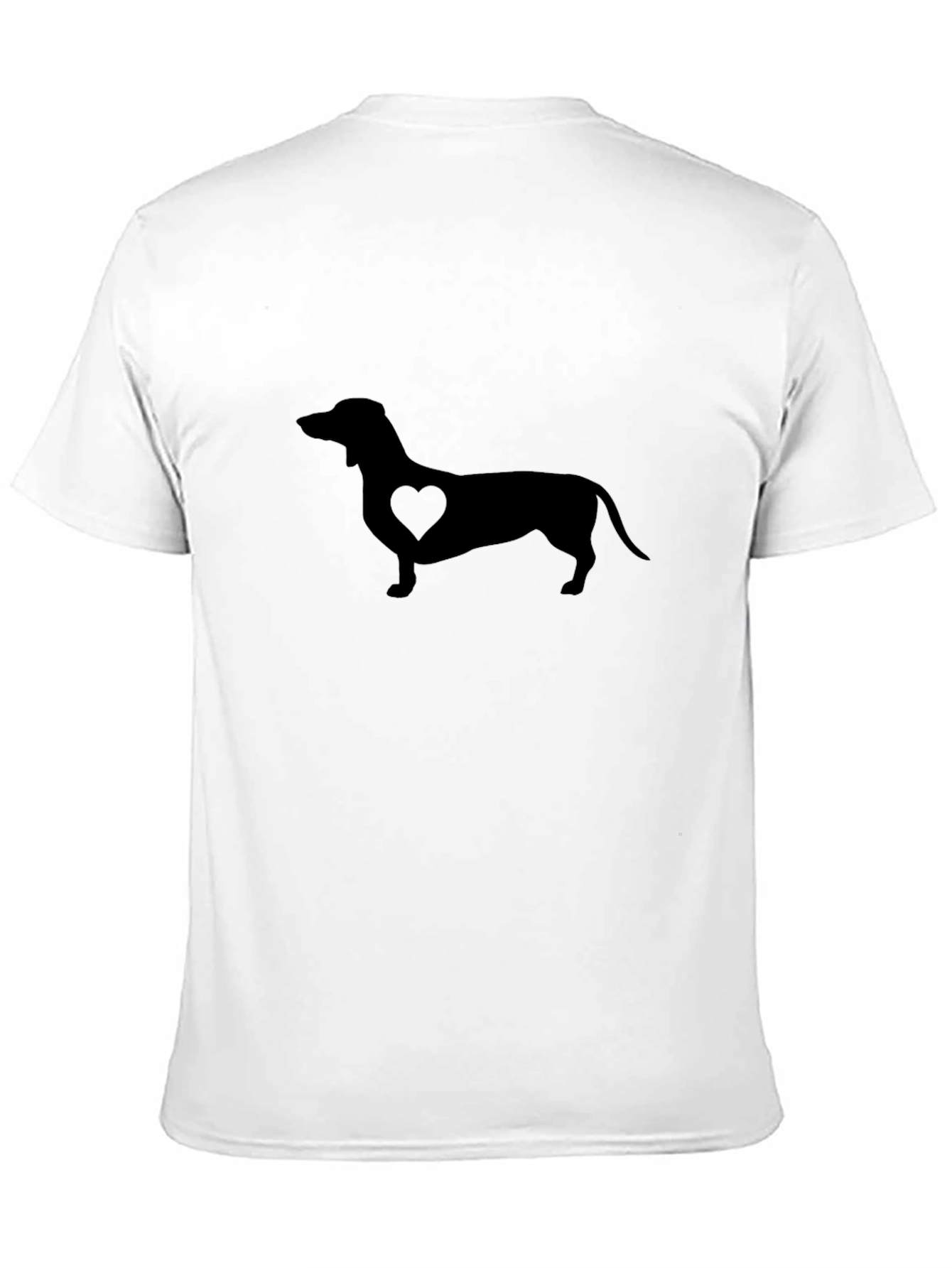 Dachshund Heart Graphic Tee - Stylish Dog Lover Shirt