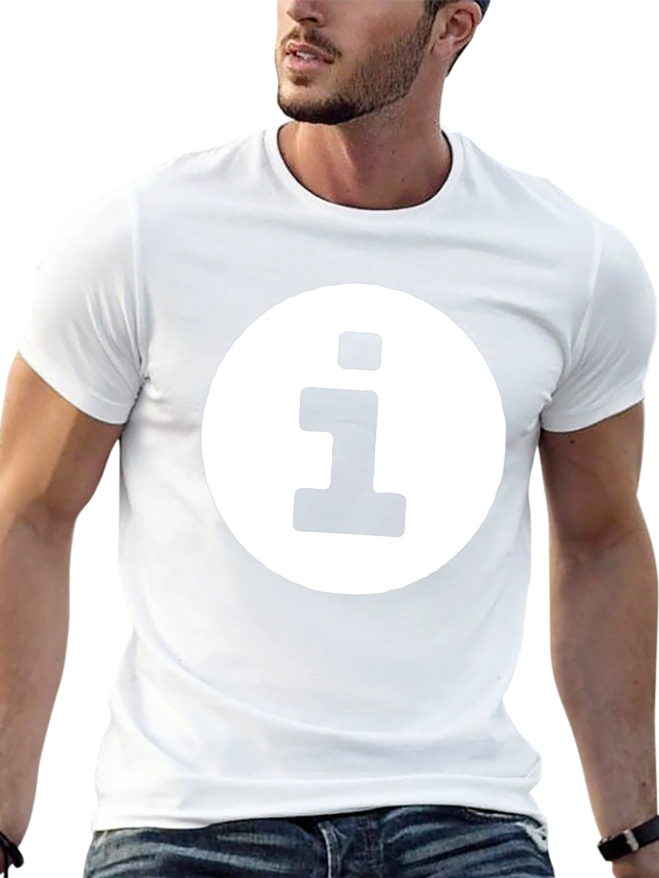 Info Symbol Black T-Shirt