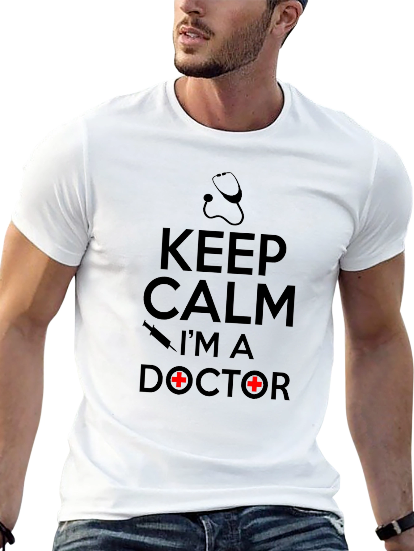 Keep Calm Im A Doctor Graphic Tee