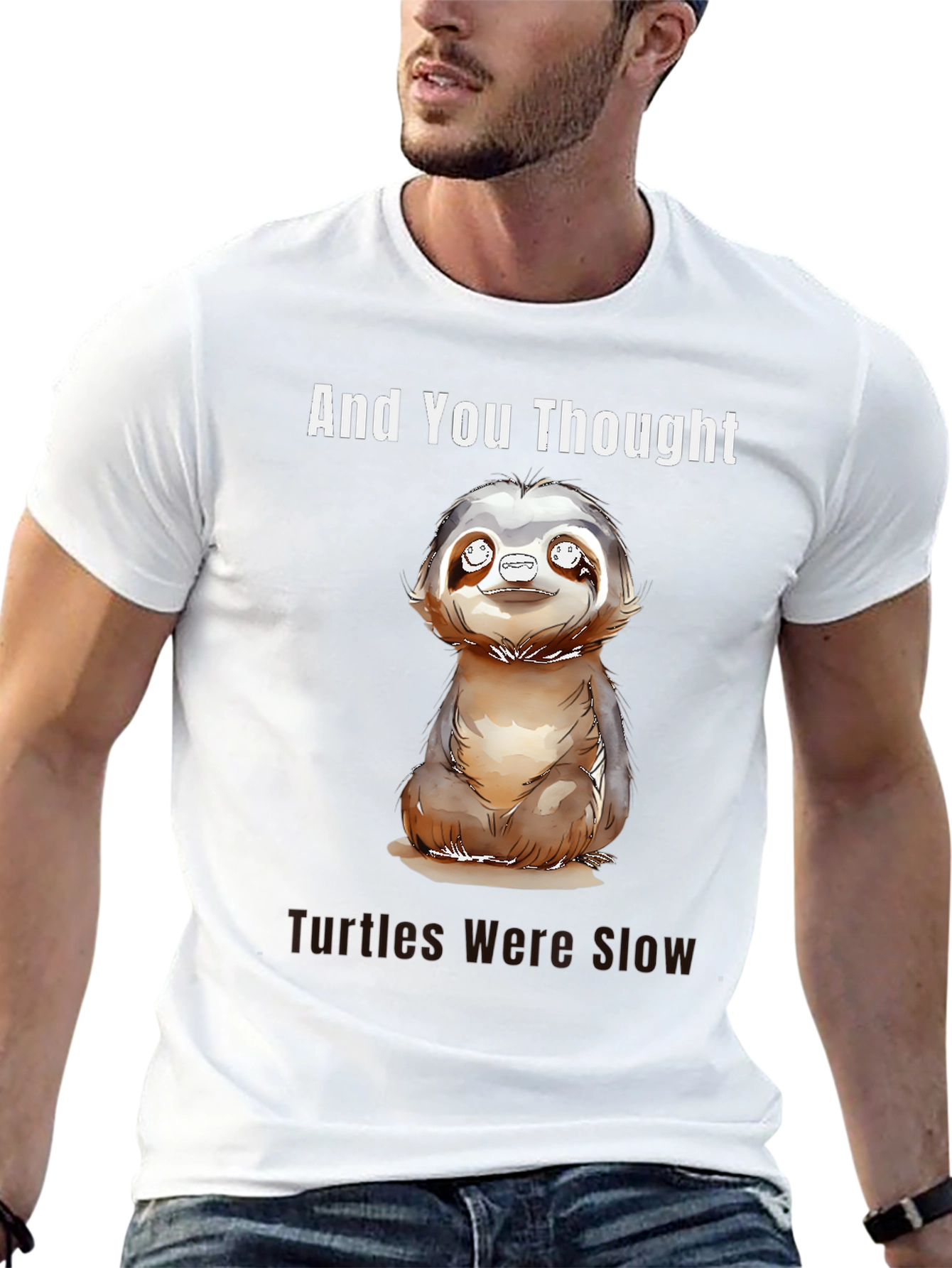 Sloth Graphic T-Shirt - Funny & Unique Design