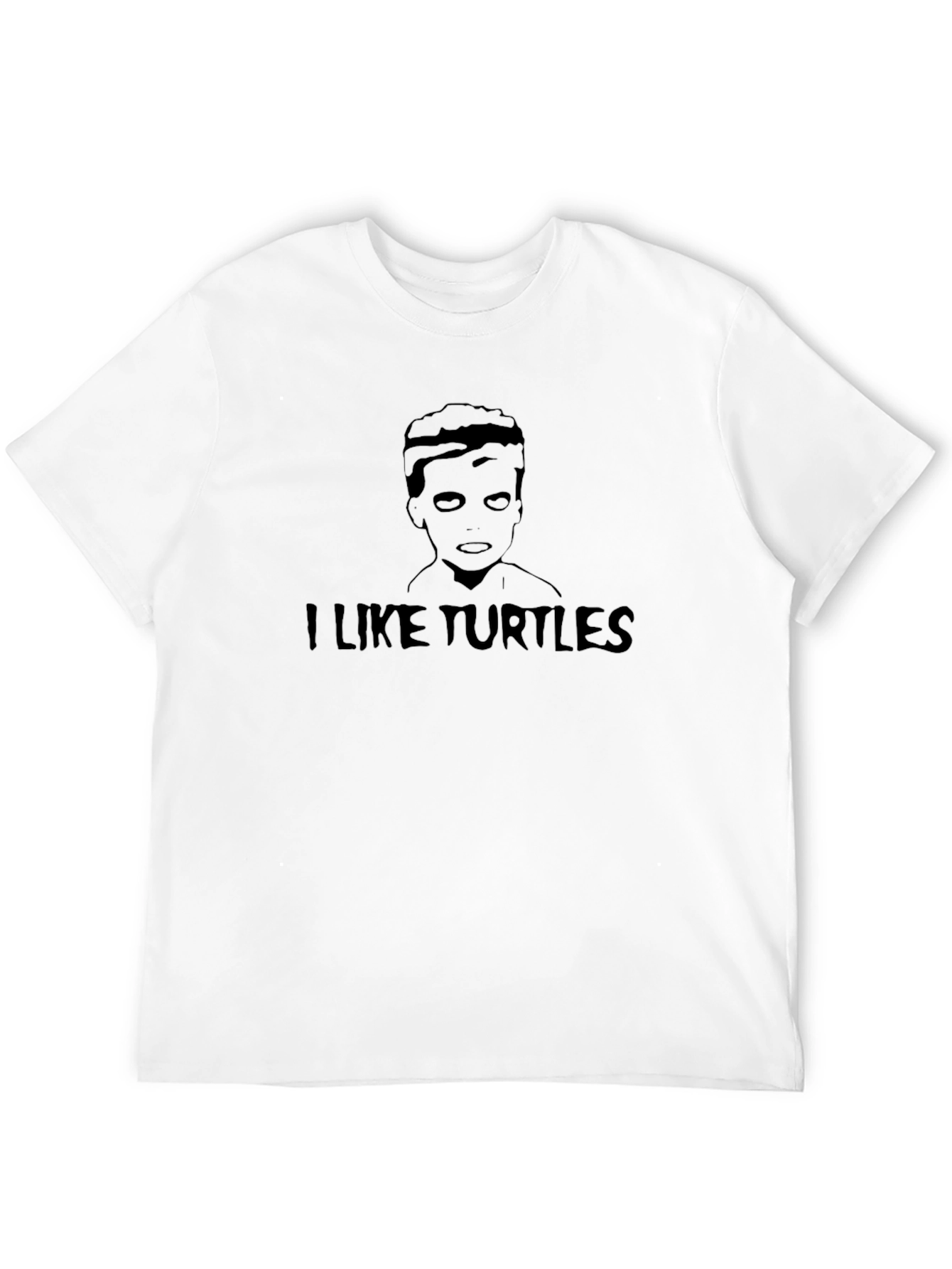 I Like Turtles T-Shirt - Funny Zombie Boy Tee